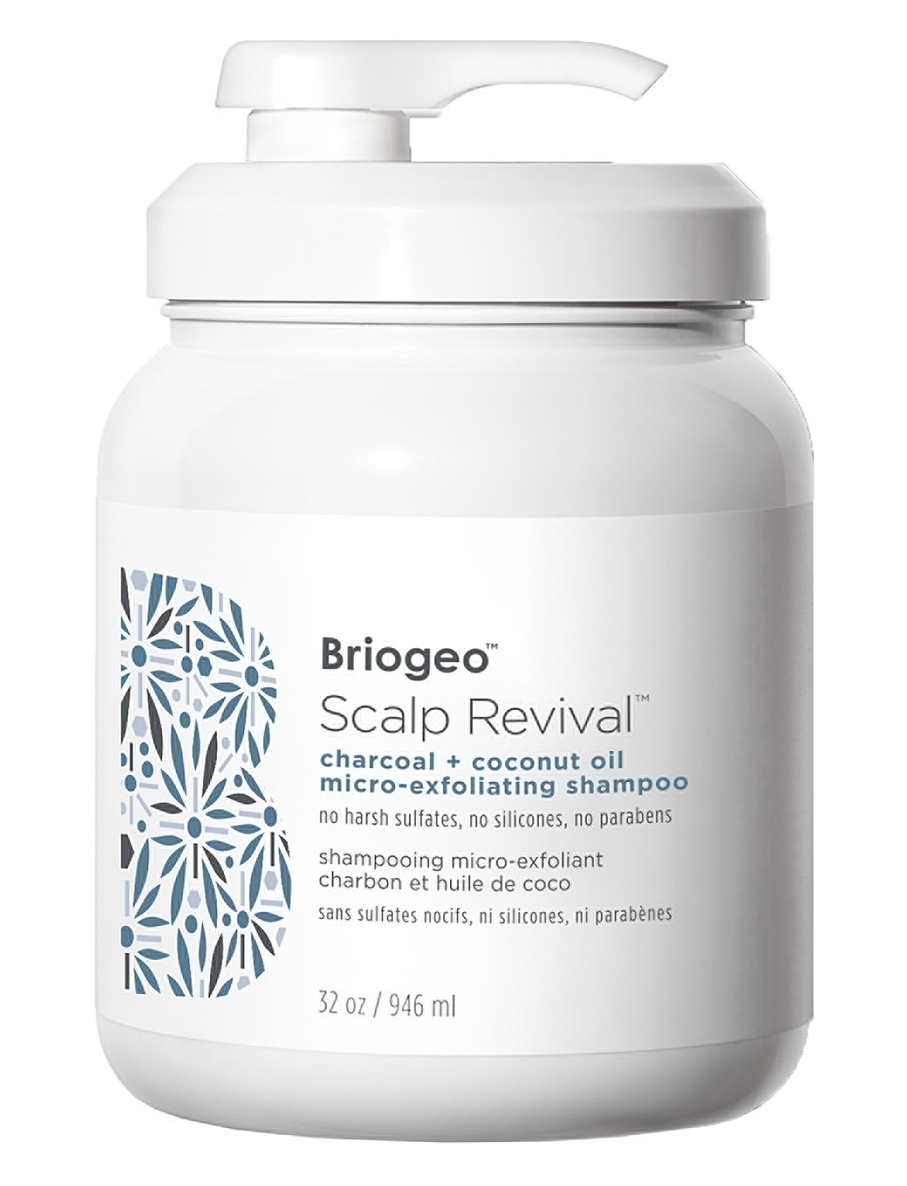 Briogeo Scalp Revival™ Charcoal + Coconut Oil Micro-Exfoliating Shampoo 946Ml Shampoo Nude Briogeo