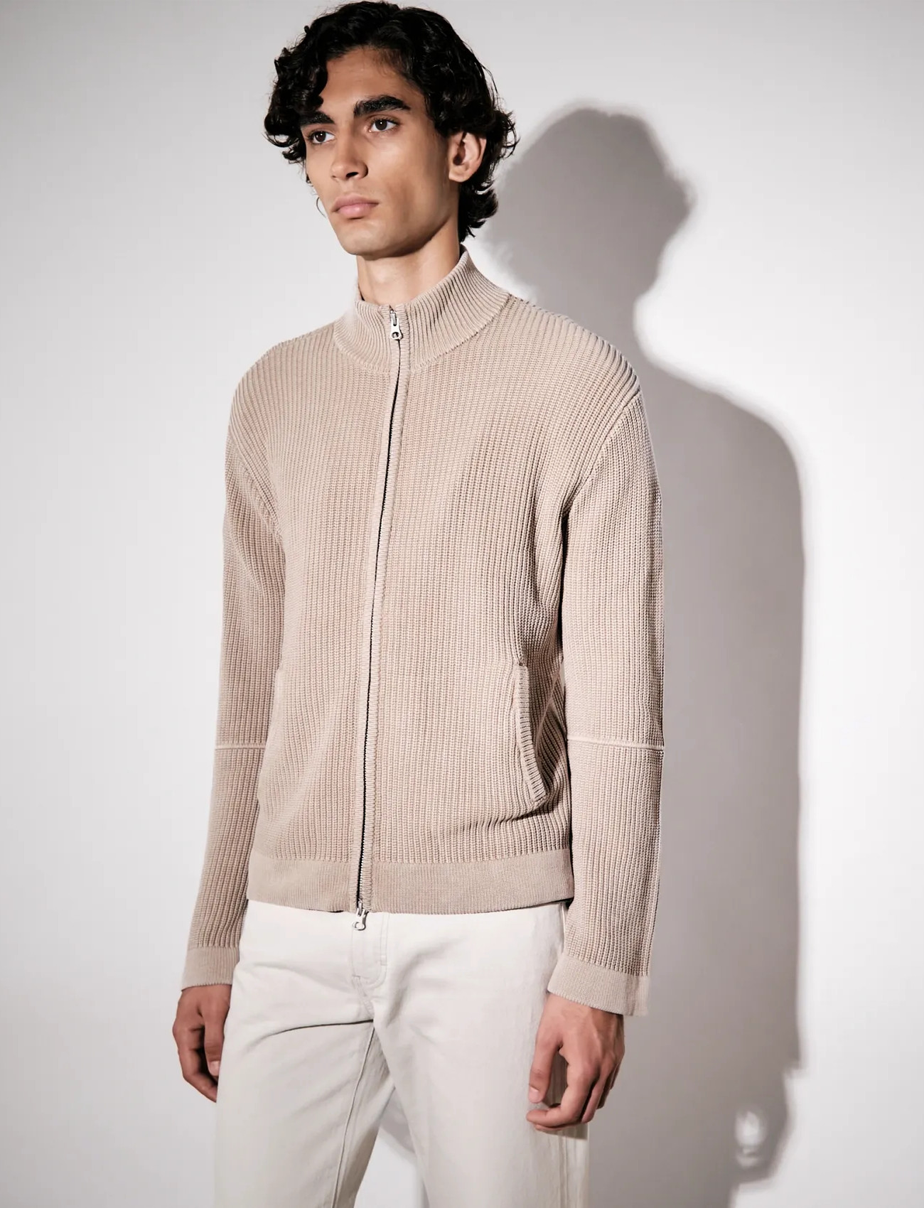 Brixtol Textiles Seven Khaki, M, Brown, Sweatshirts & Hoodies > Fleeces, Herre
