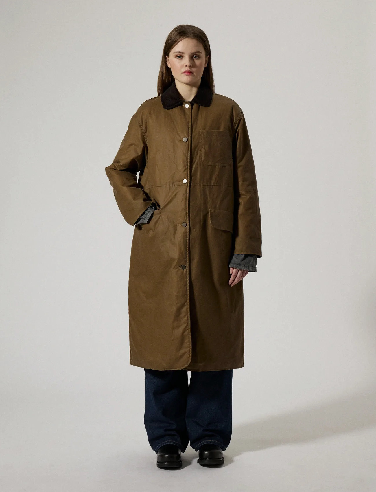 Brixtol Textiles Joan Jett Padded, XS, Brown, Frakker > Vatterede Frakker, Dame