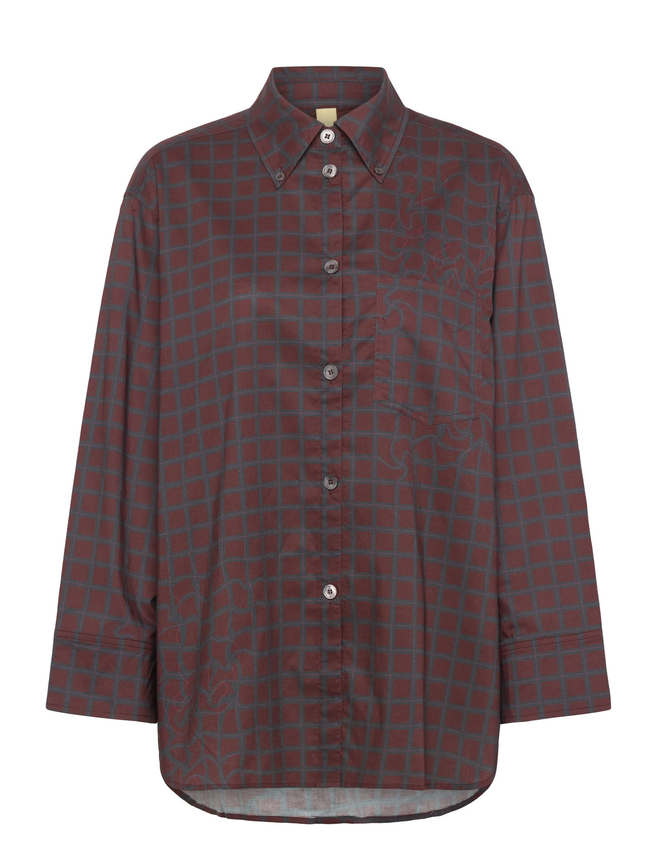 BRIXTOL TEXTILES Rhona Off Weiß Braun - S - Damen