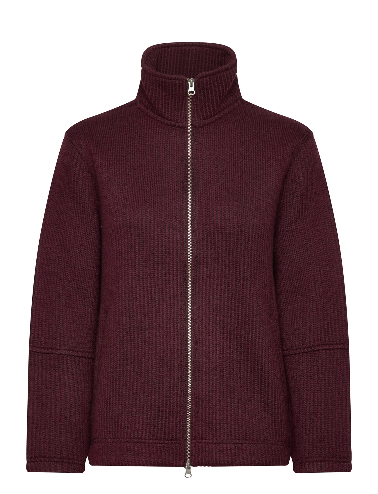BRIXTOL TEXTILES Seven Damen Wolle Burgundy - S - Damen