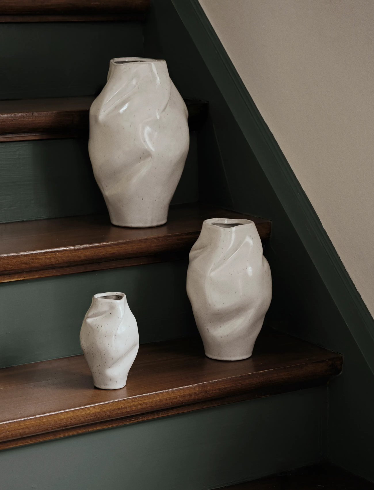 Broste Copenhagen Susie Vase, H22 cm, Cream, Vases > Other Vases, Unisex