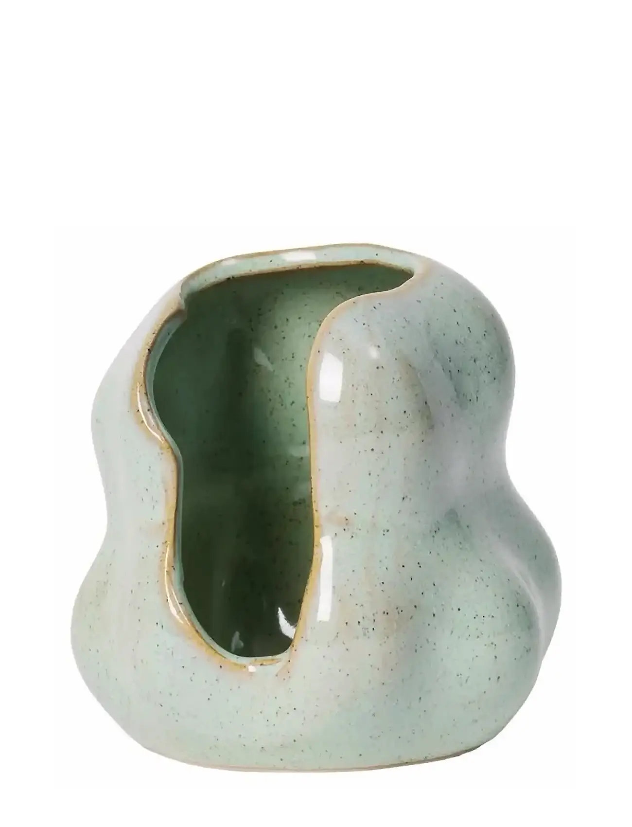 Broste Copenhagen Hekla Hurricane, H 10 cm, Green, Vases > Other Vases, Unisex