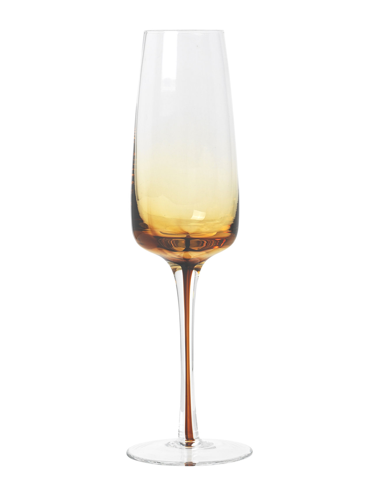 Champagne Glas 'Amber' Glas Home Tableware Glass Champagne Glass Nude Broste Copenhagen