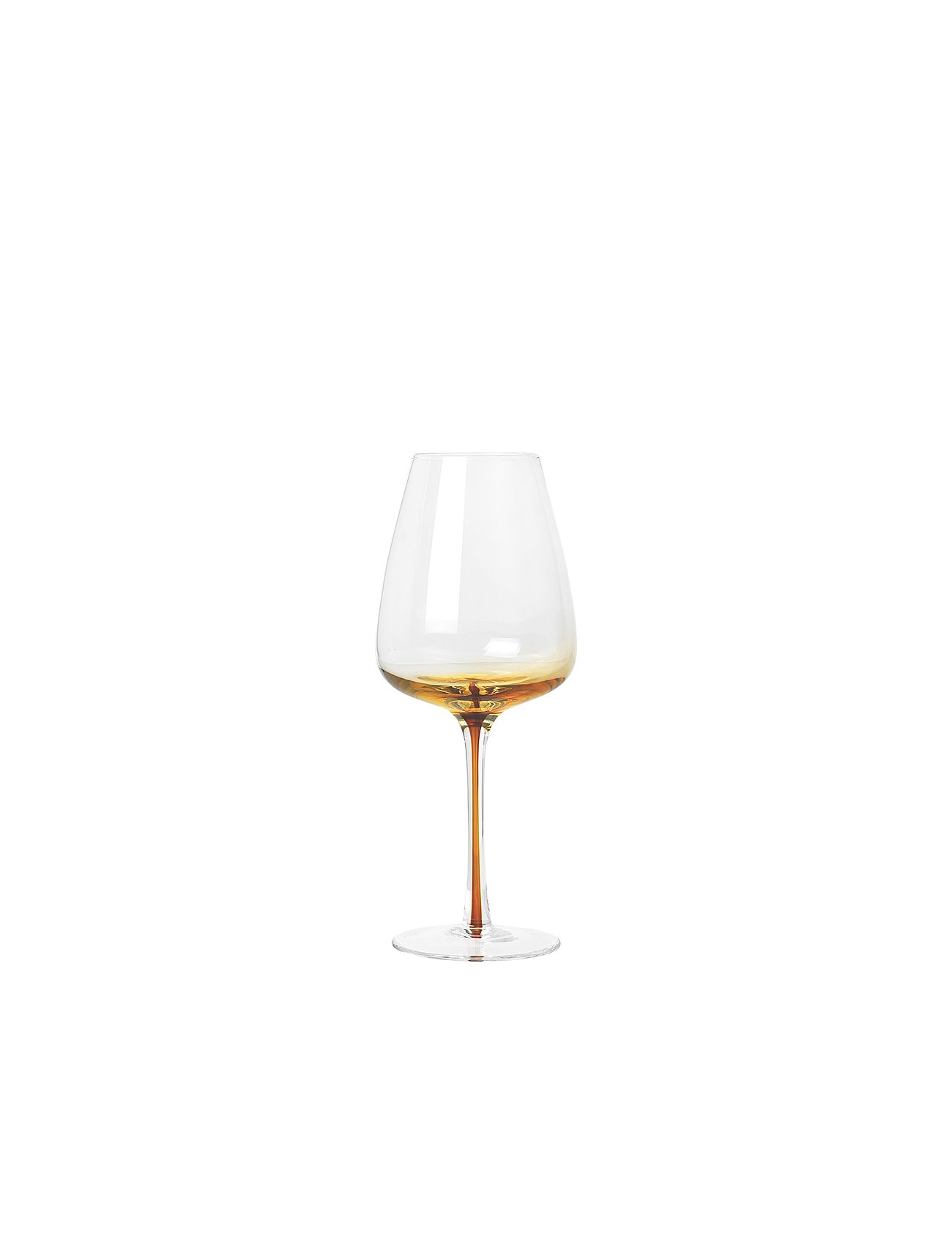 Hvidvinsglas 'Amber' Glas Home Tableware Glass Wine Glass White Wine Glasses Nude Broste Copenhagen