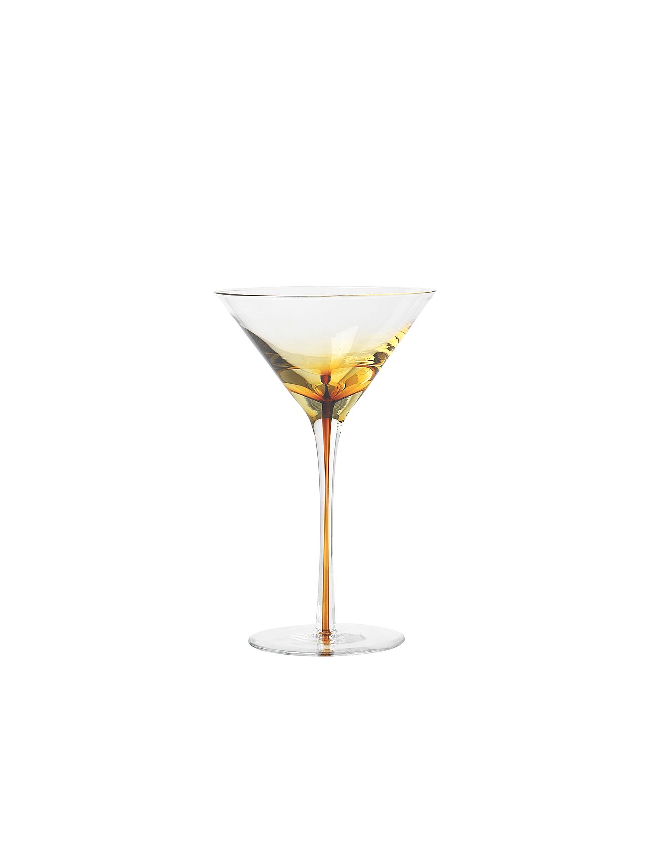Martini Glas 'Amber' Glas Home Tableware Glass Cocktail Glass Nude Broste Copenhagen