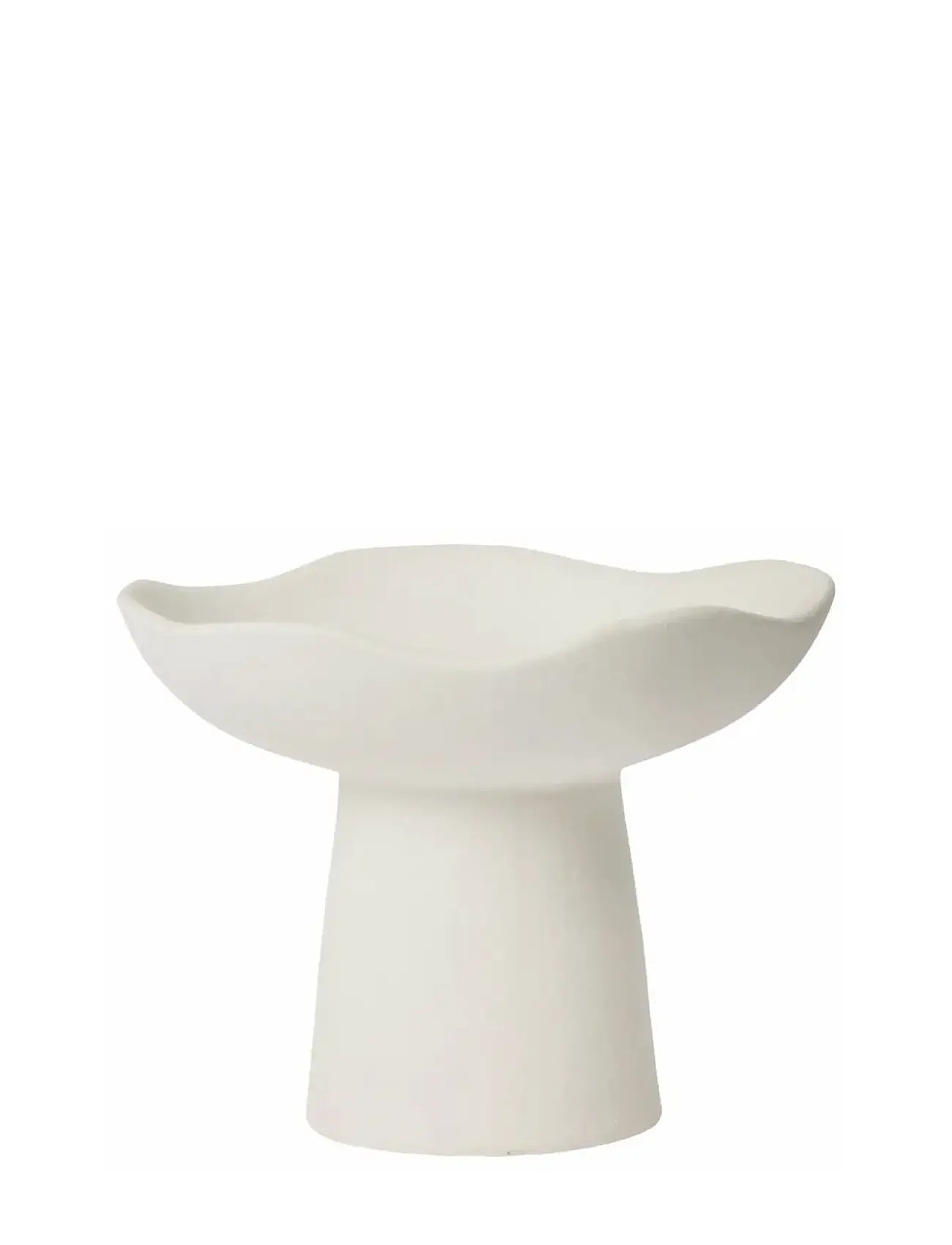 Broste Copenhagen Momo Candle Holder, H 12 cm, White, Candle & Tealight Holders > Candle Holders, Unisex