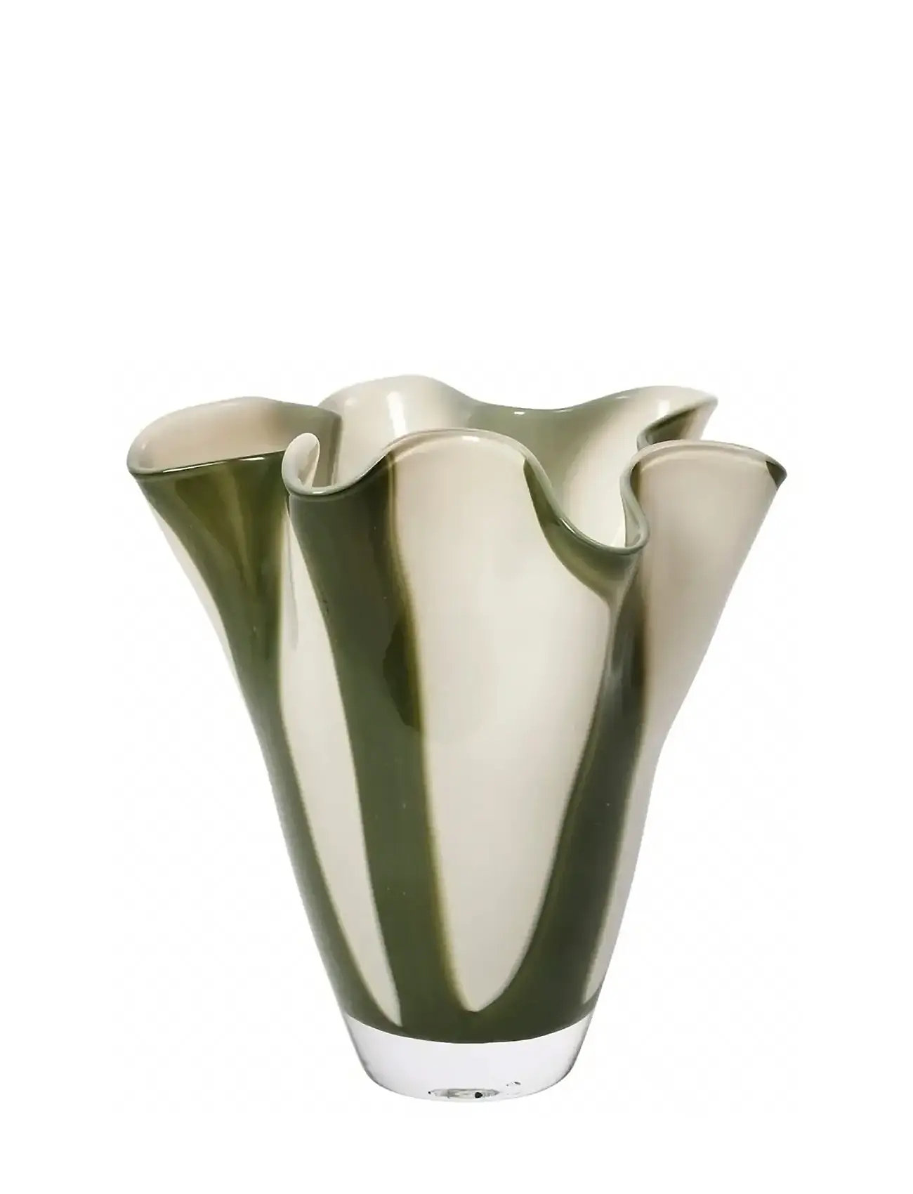 Broste Copenhagen Liva Vase, H 19 cm, Khaki green, Vases > Other Vases, Unisex