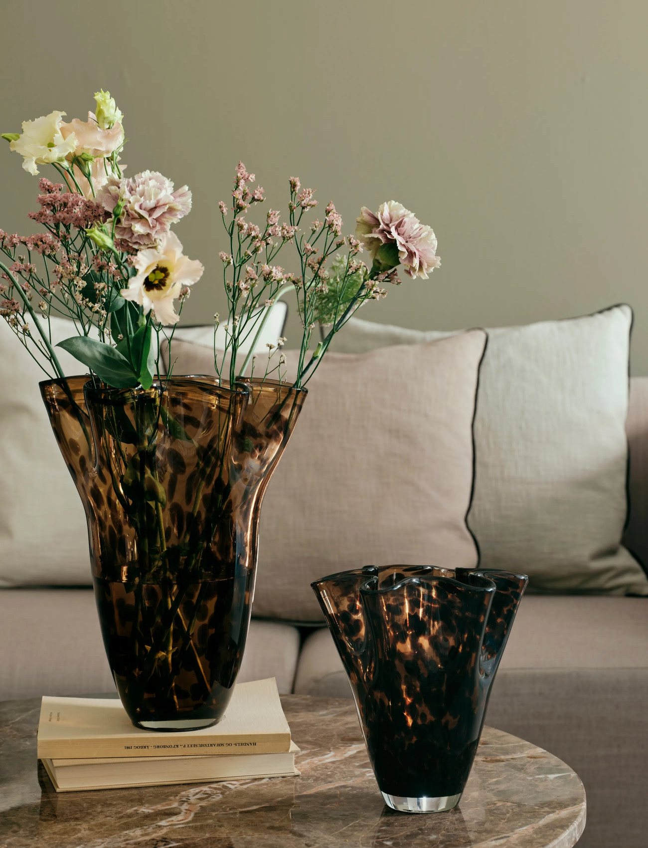 Broste Copenhagen Liva Vase, H 19 cm, Brown, Vases > Other Vases, Unisex