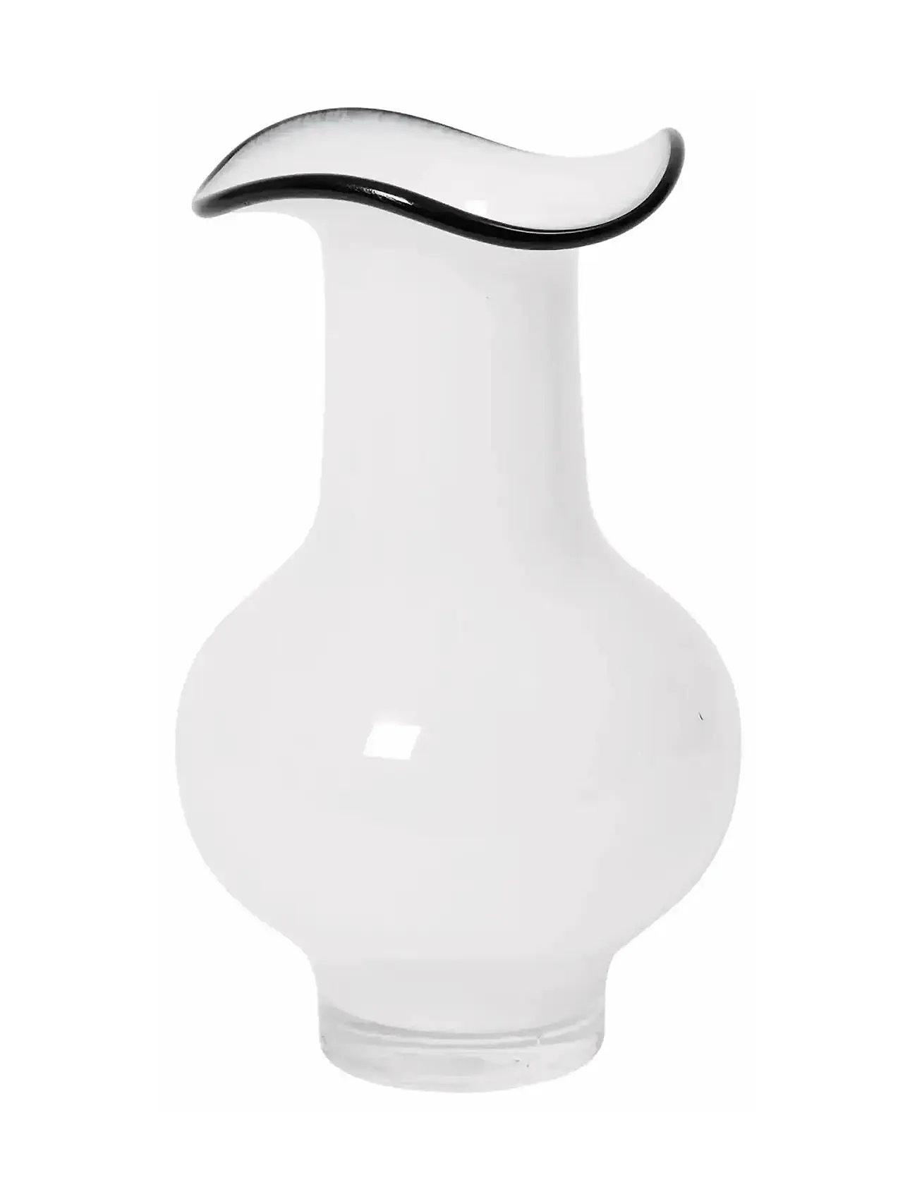 Broste Copenhagen Mirja Vase, H 26 cm, White, Vases > Other Vases, Unisex