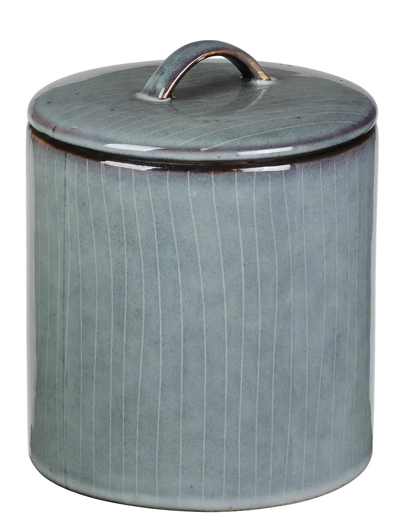 Broste Copenhagen Nordic Sea Jar With Lid, 100 CL, Blue, Køkkenopbevaring > Køkkenkrukker, Unisex