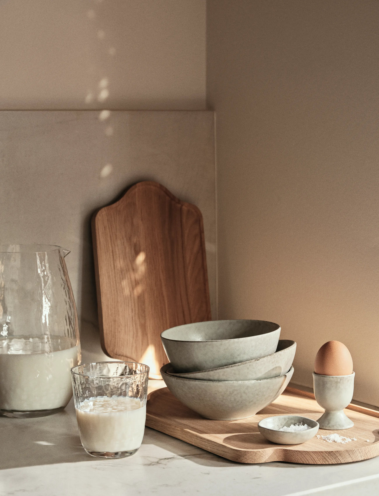 Broste Copenhagen Nordic Marsh Egg Cup, Ø 5 cm, Green, Skåle > Æggebægre, Unisex