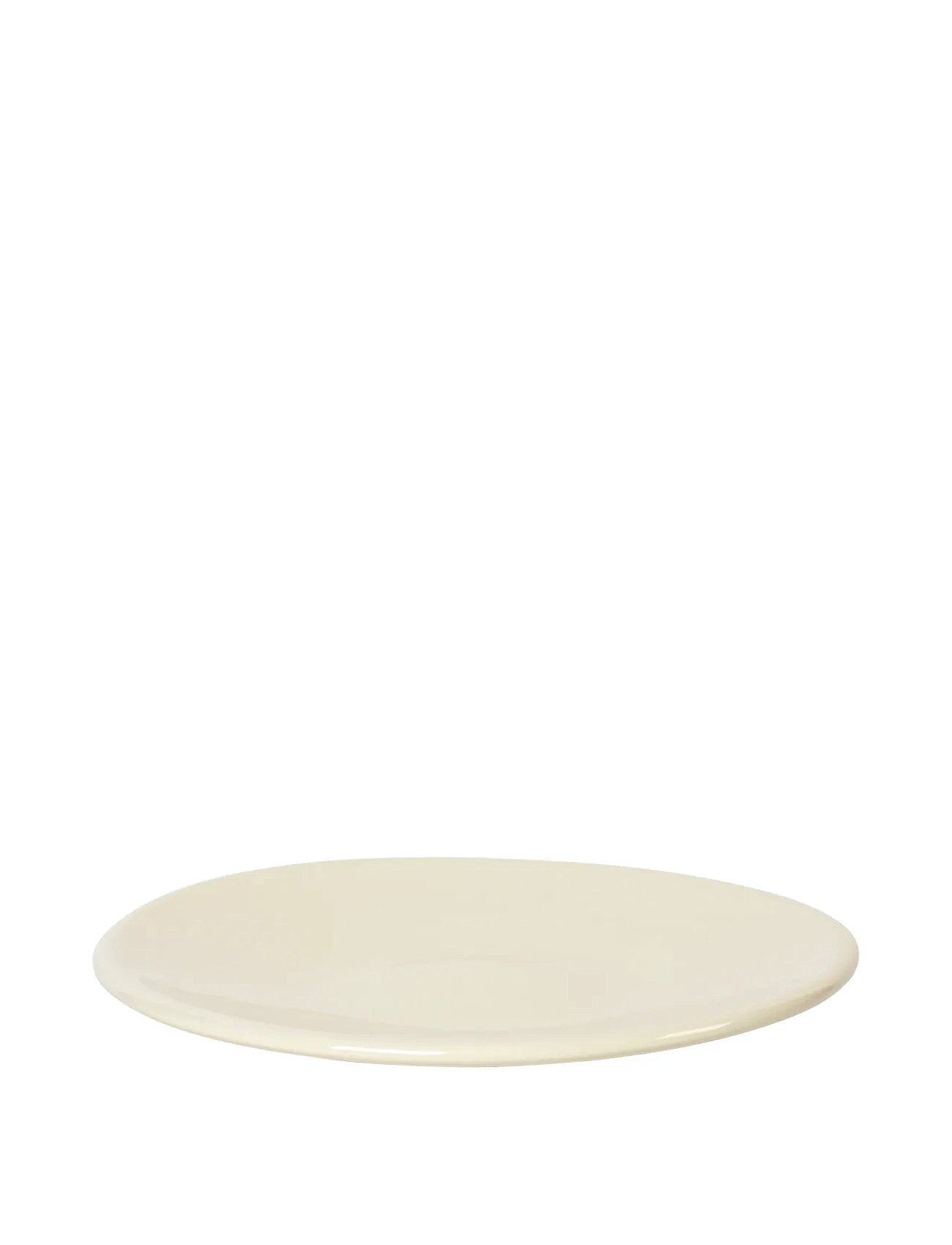 Broste Copenhagen Alfredo Serving Plate, Ø 24 cm, White, Tallerkener > Middagstallerkener, Unisex