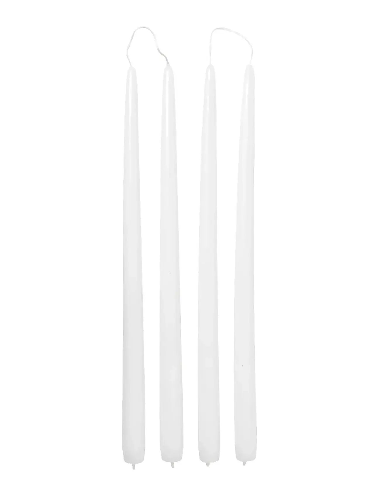 BROSTE COPENHAGEN Smooth Taper Candle Weiß - H:38CM - Unisex