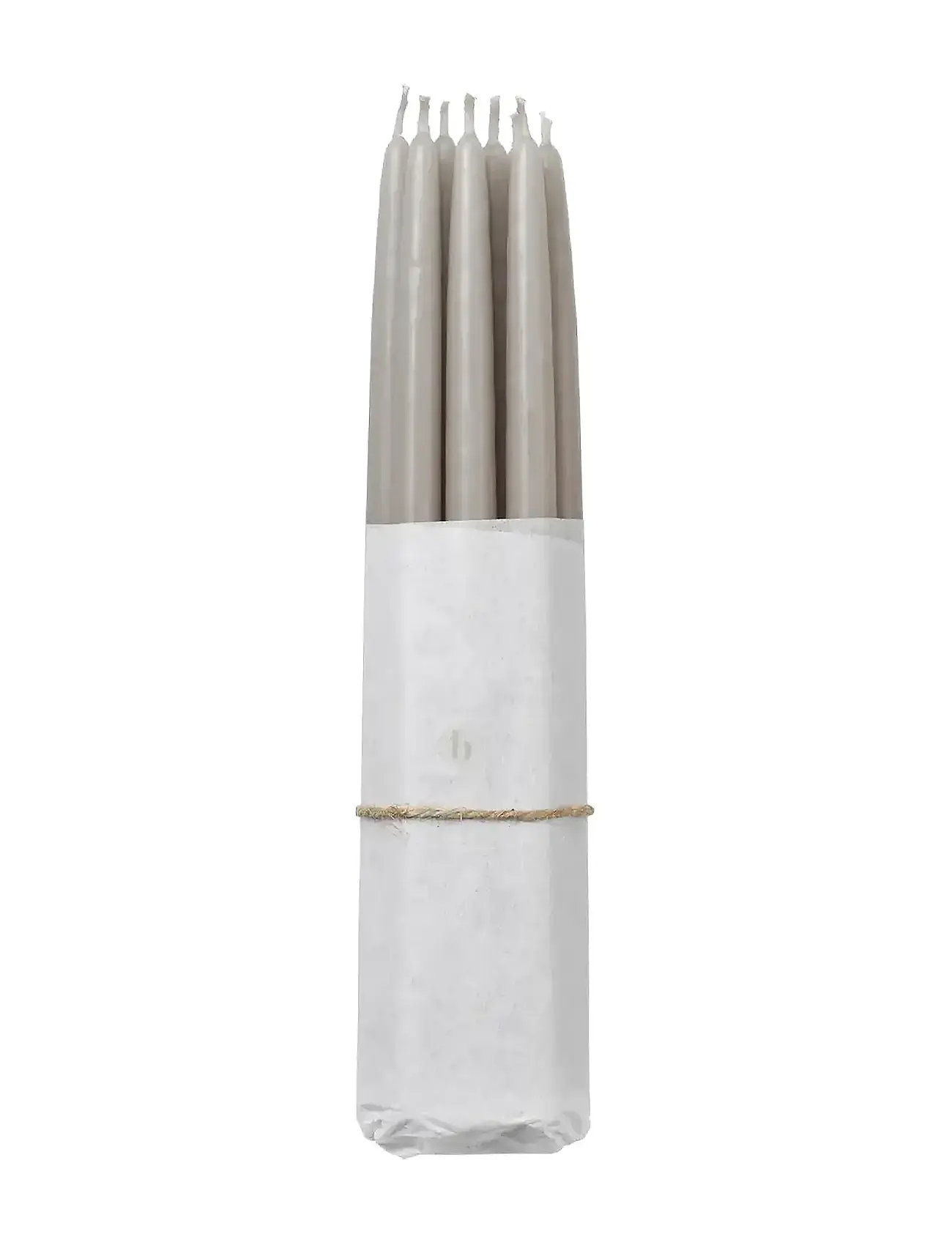 BROSTE COPENHAGEN Smooth Taper Candle Grau - H:21CM - Unisex