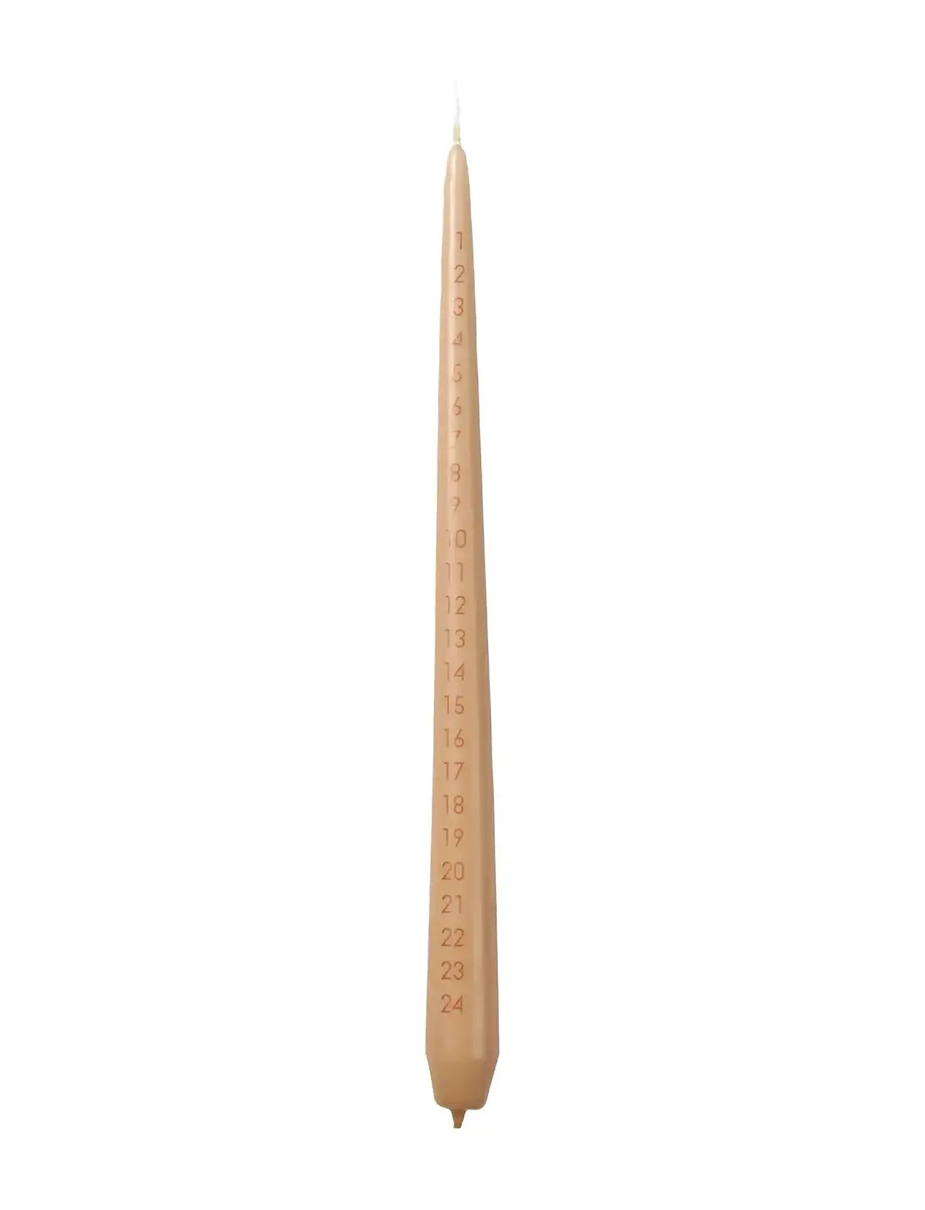 Broste Copenhagen Taper Calendar Candle, H:33 cm, Beige, Juledekoration > Adventslys, Unisex