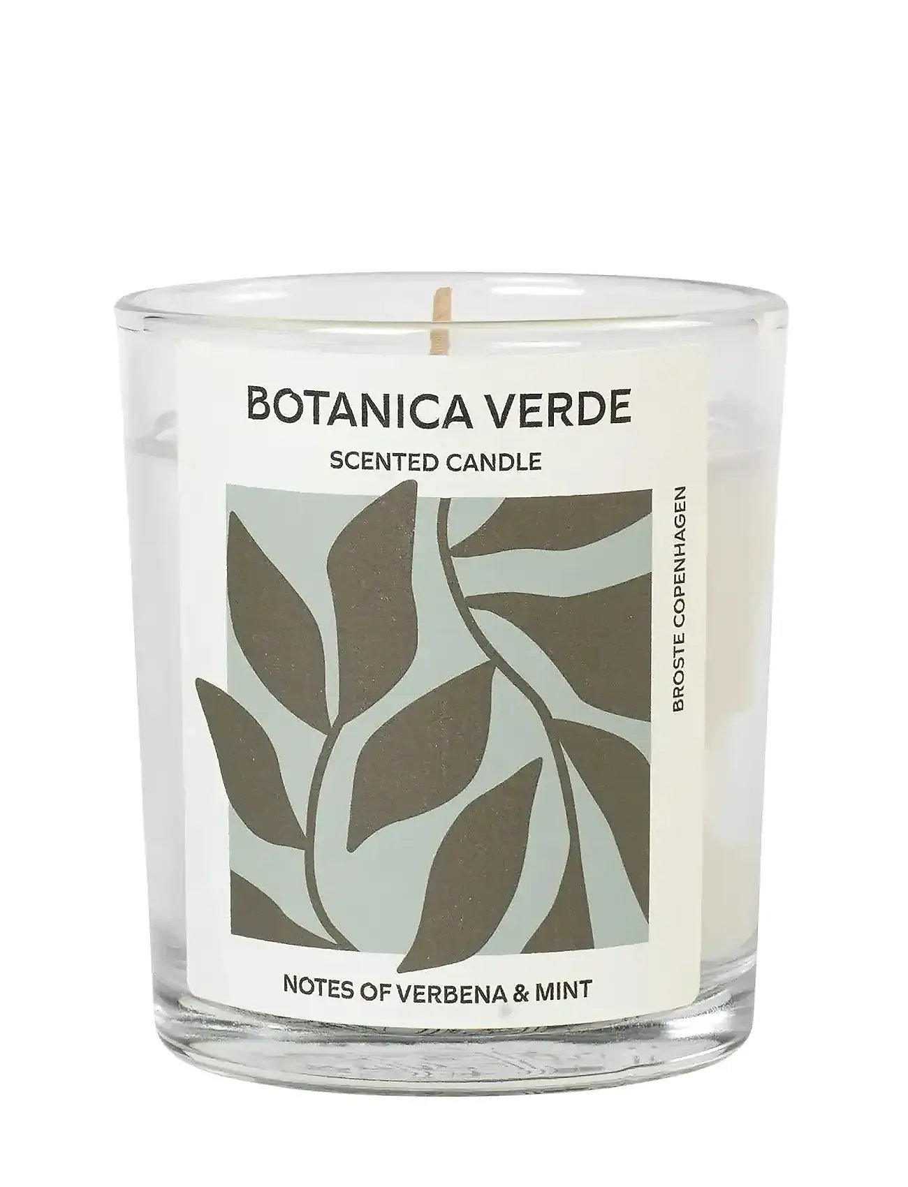 BROSTE COPENHAGEN Botanica Verde Scented Candle Weiß - Ø 7.4 CM - Damen