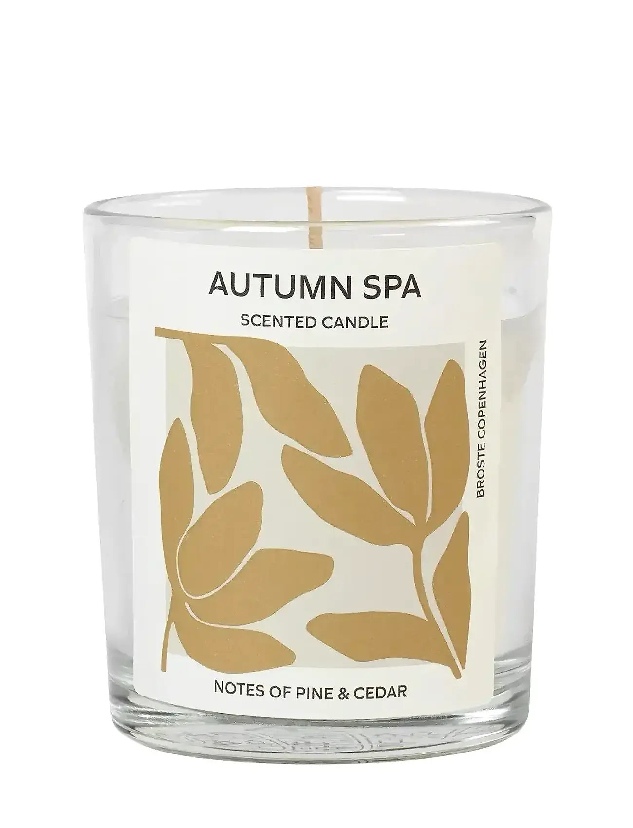 BROSTE COPENHAGEN Autumn Spa Scented Candle Weiß - Ø 7.4 CM - Damen