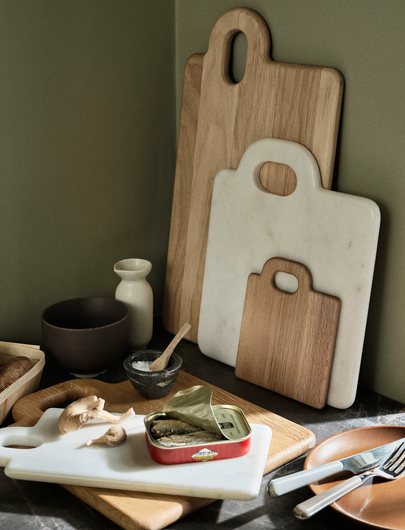 Broste Copenhagen Olina Chopping Board, L 14 cm, Køkkenredskaber > Skærebrætter, Unisex