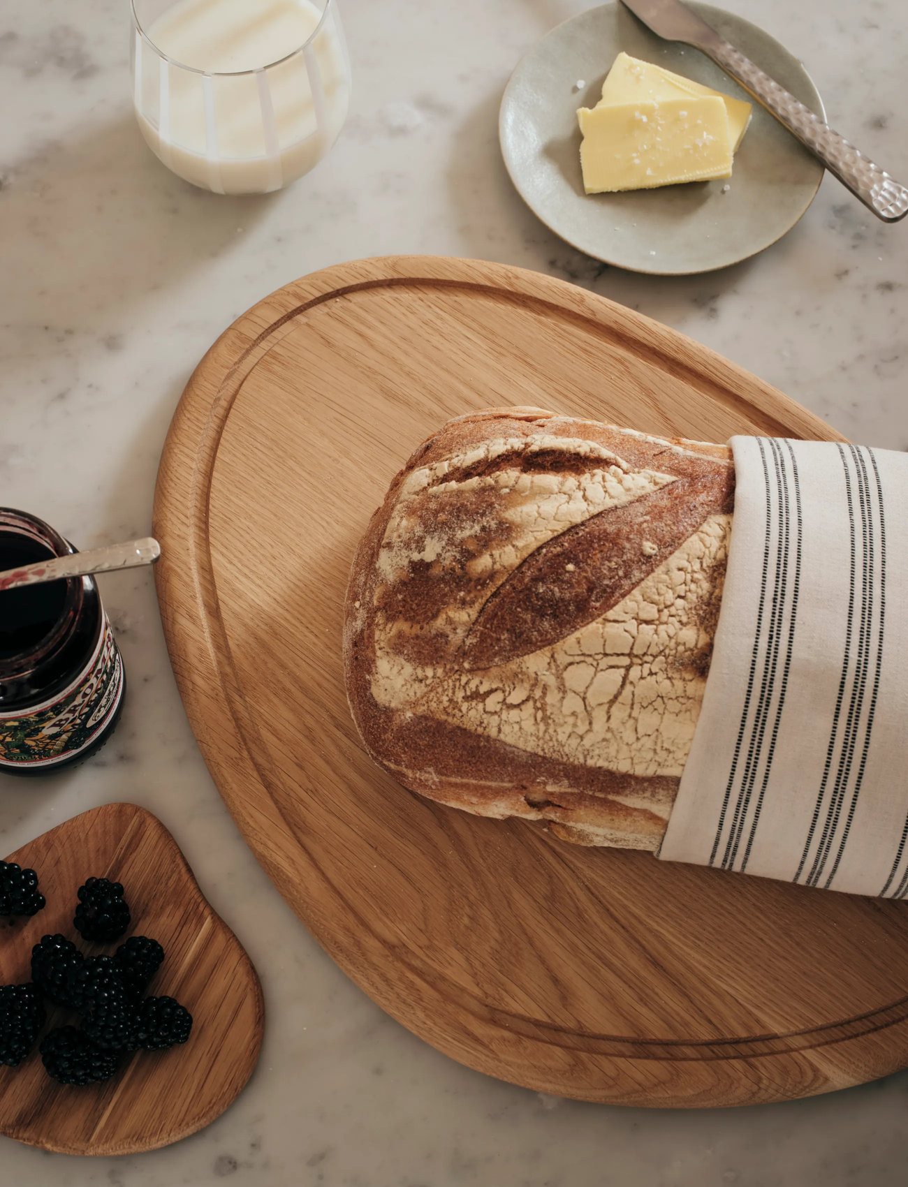 Broste Copenhagen Limfjord Chopping Board, L42 cm, Køkkenredskaber > Skærebrætter, Unisex