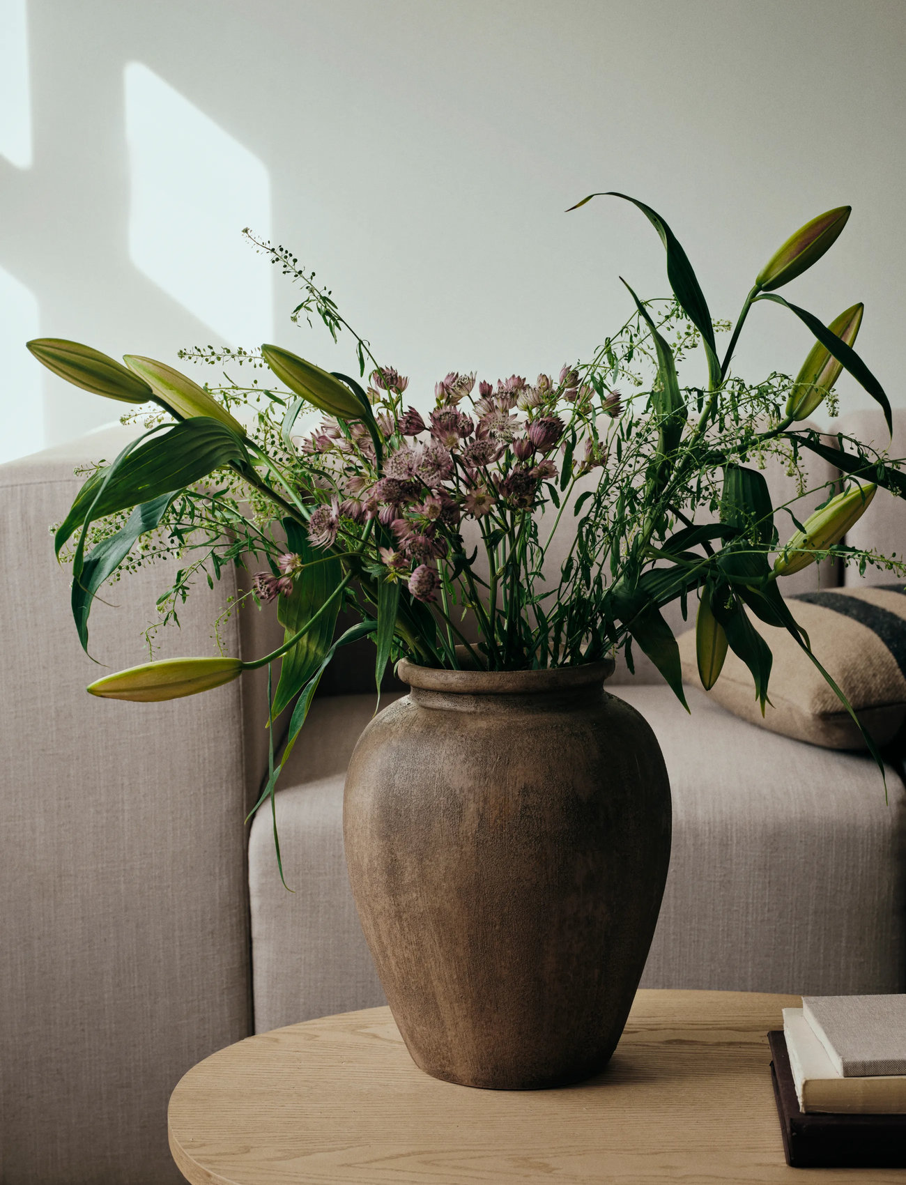 Broste Copenhagen Uma Vase, H30 cm, Brown, Vases > Other Vases, Unisex