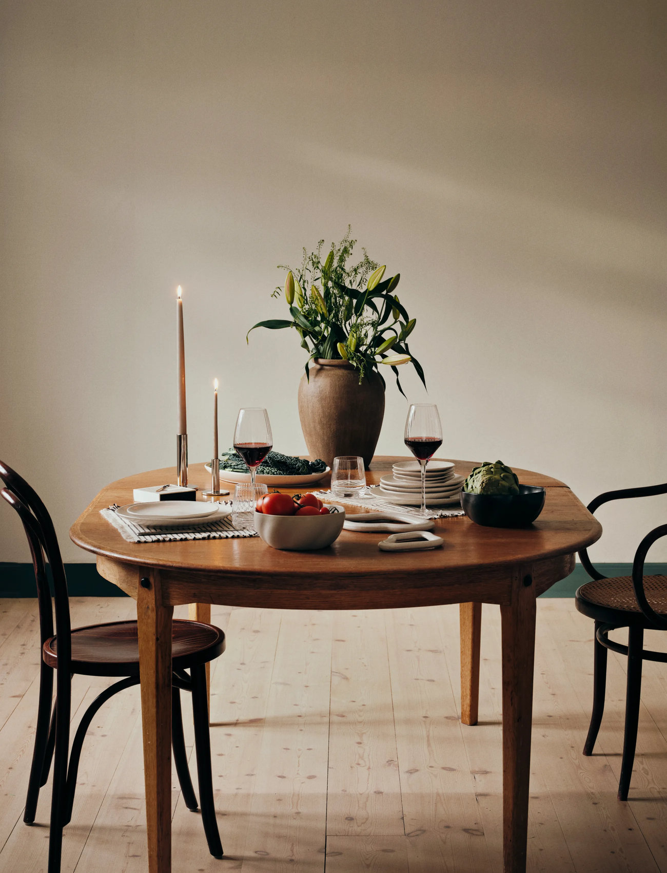 Broste Copenhagen Uma Vase, H40 cm, Brown, Vaser > Tulipanvaser, Unisex