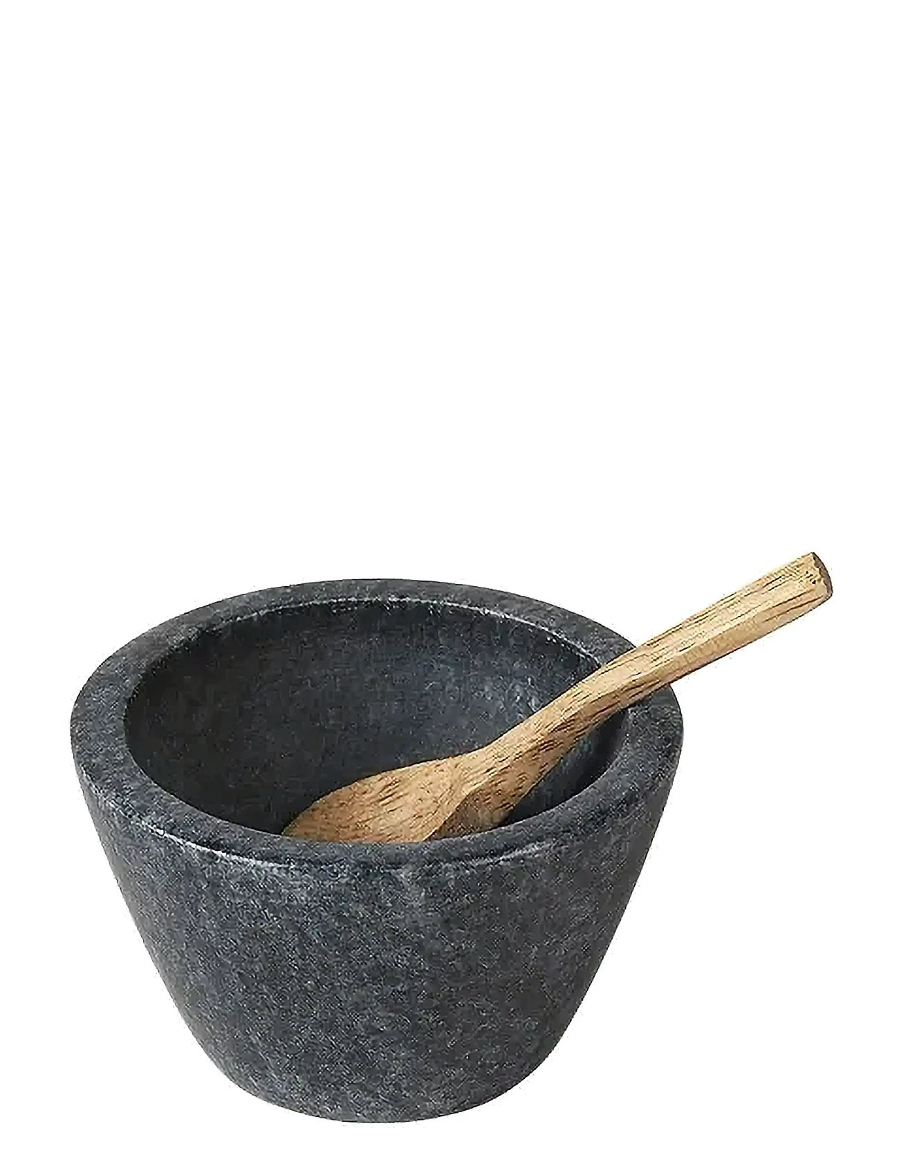 BROSTE COPENHAGEN Marina Bowl With Spoon Schwarz - Ø 7 CM - Unisex