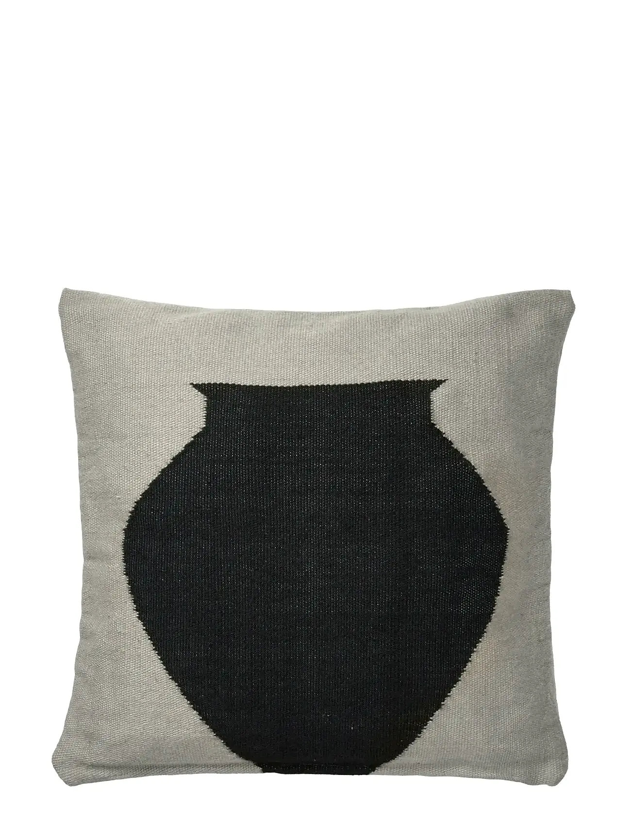 BROSTE COPENHAGEN Delphine Cushion Cover Grau - L 50CM - Unisex