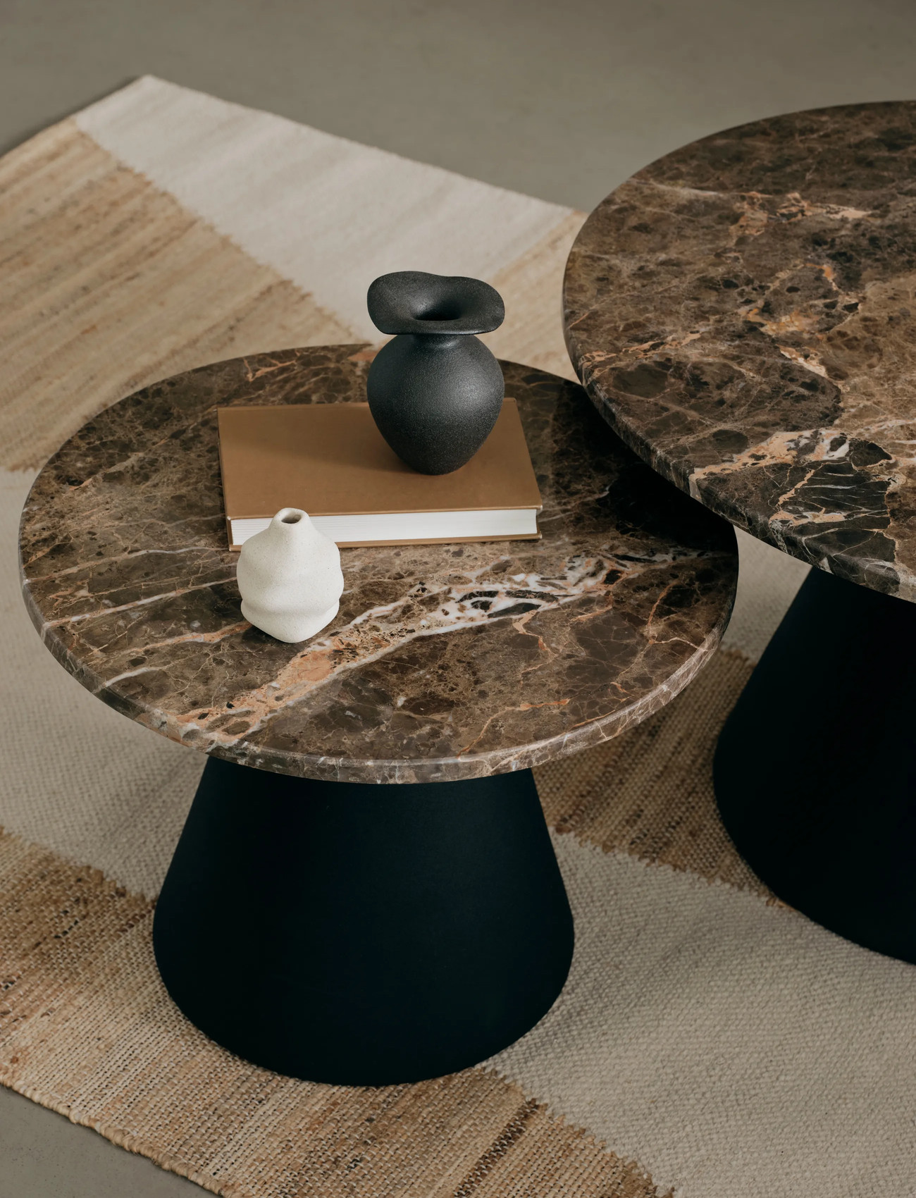 Broste Copenhagen Miro Table, H 45 cm, Brown, Borde > Sideborde Og Små Borde, Unisex
