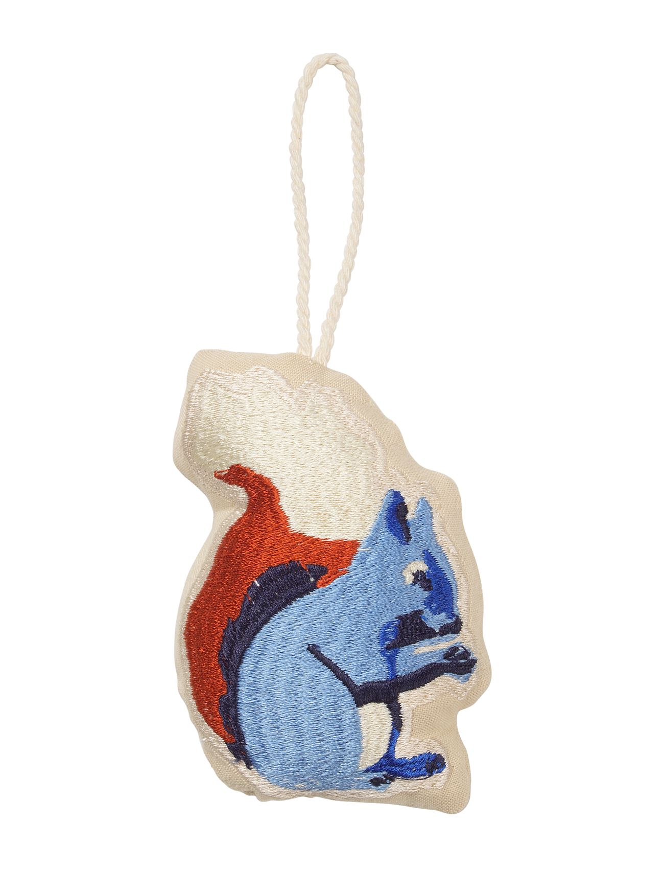 Squirrel Embroidered Ornament Patterned Broste Copenhagen