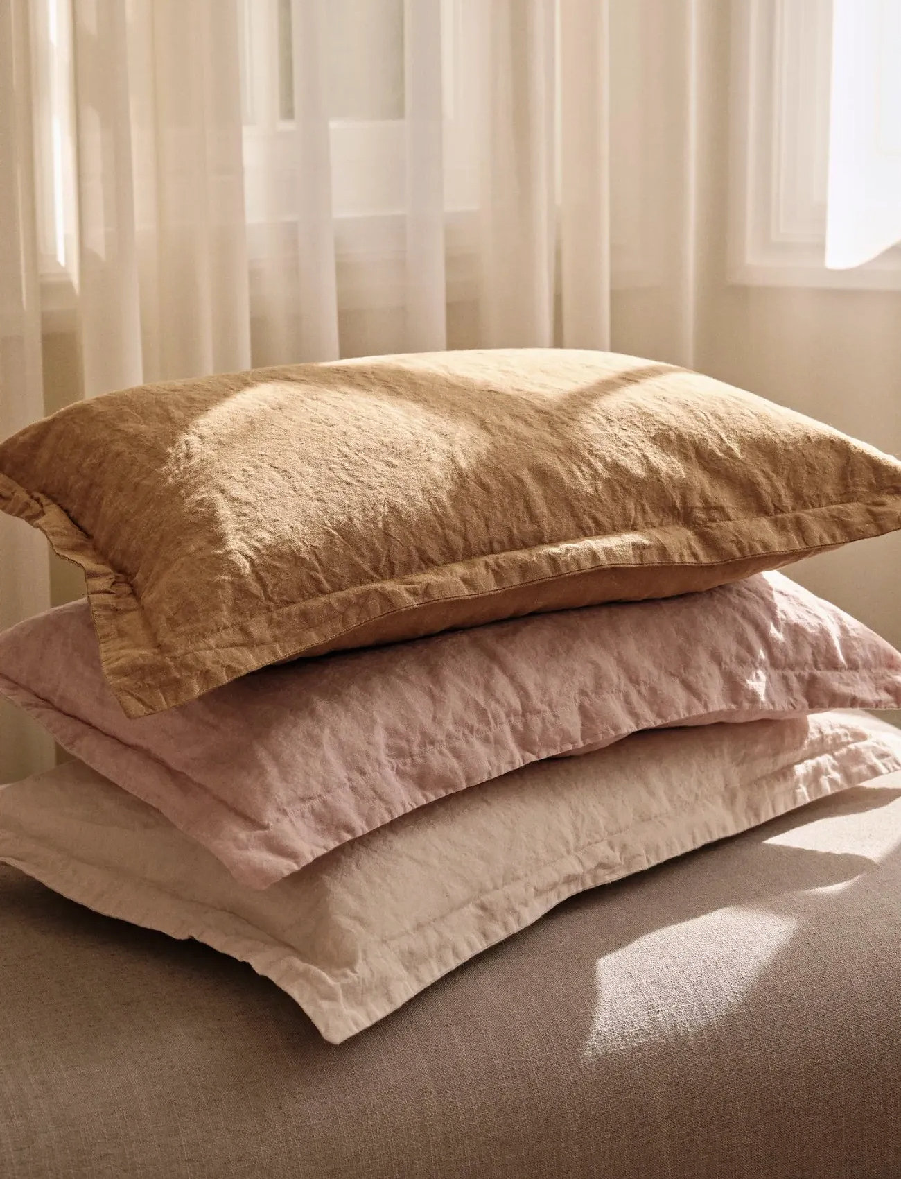 Broste Copenhagen Linn Pudebetræk, 40X60 cm, White, Puder & Tæpper > Pudebetræk, Unisex