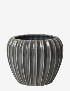 Flower pot Wide - plant pots - smoked pearl