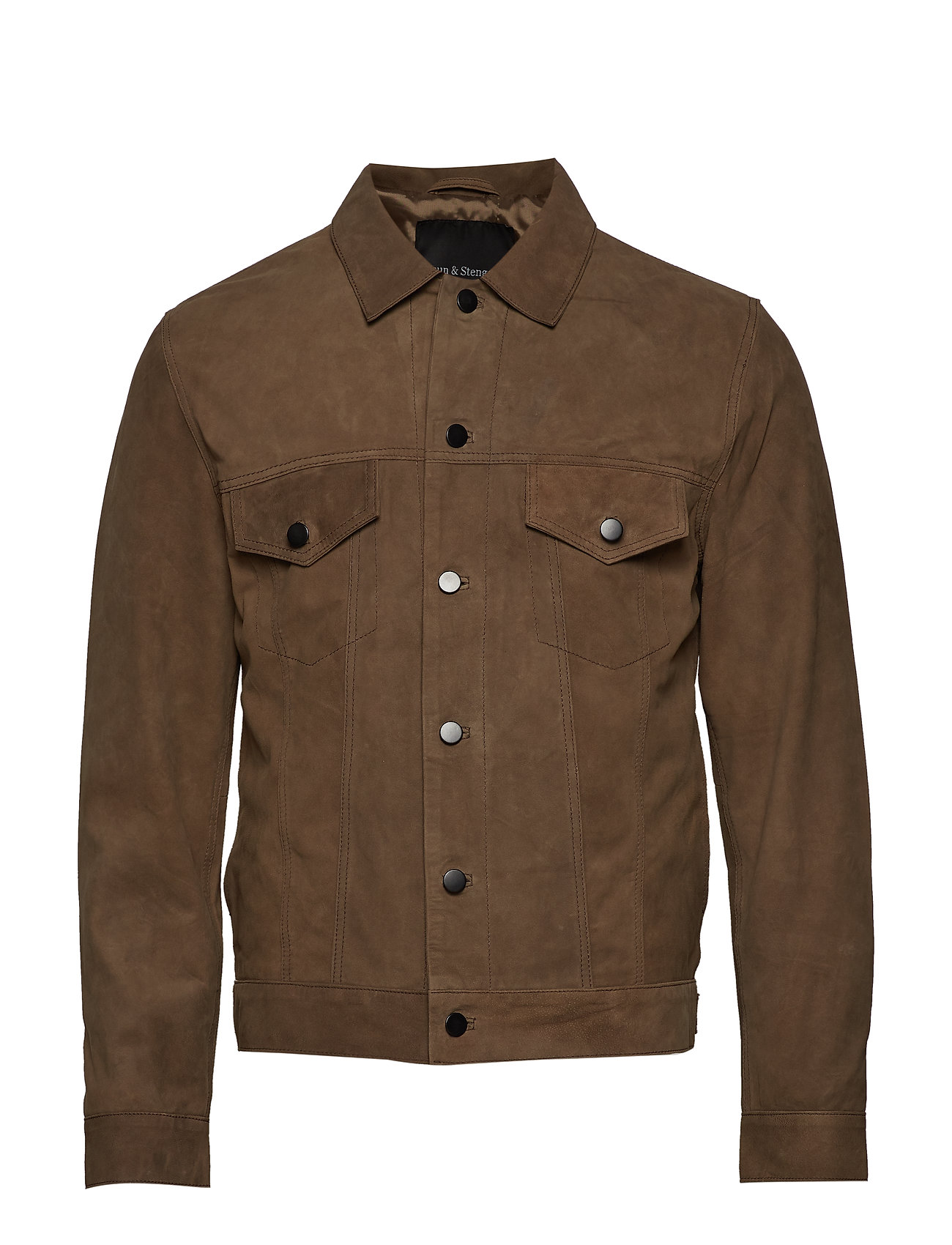 Walter Leren Jack Jas Bruin Bruun Stengade bruun stengade kopen in de aanbieding Walter Leren Jack Jas Bruin Bruun Stengade bruun stengade kopen in de aanbieding