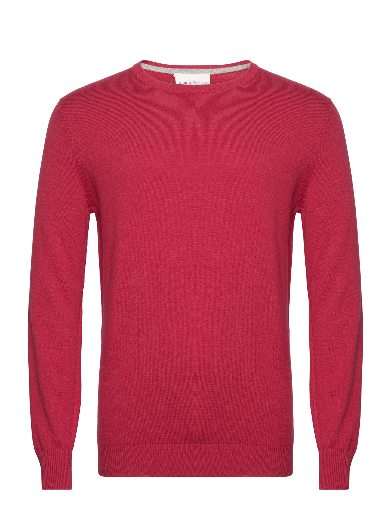 Bs Jupiter Regular Fit Knitwear Tops Knitwear Round Necks Red Bruun & Stengade