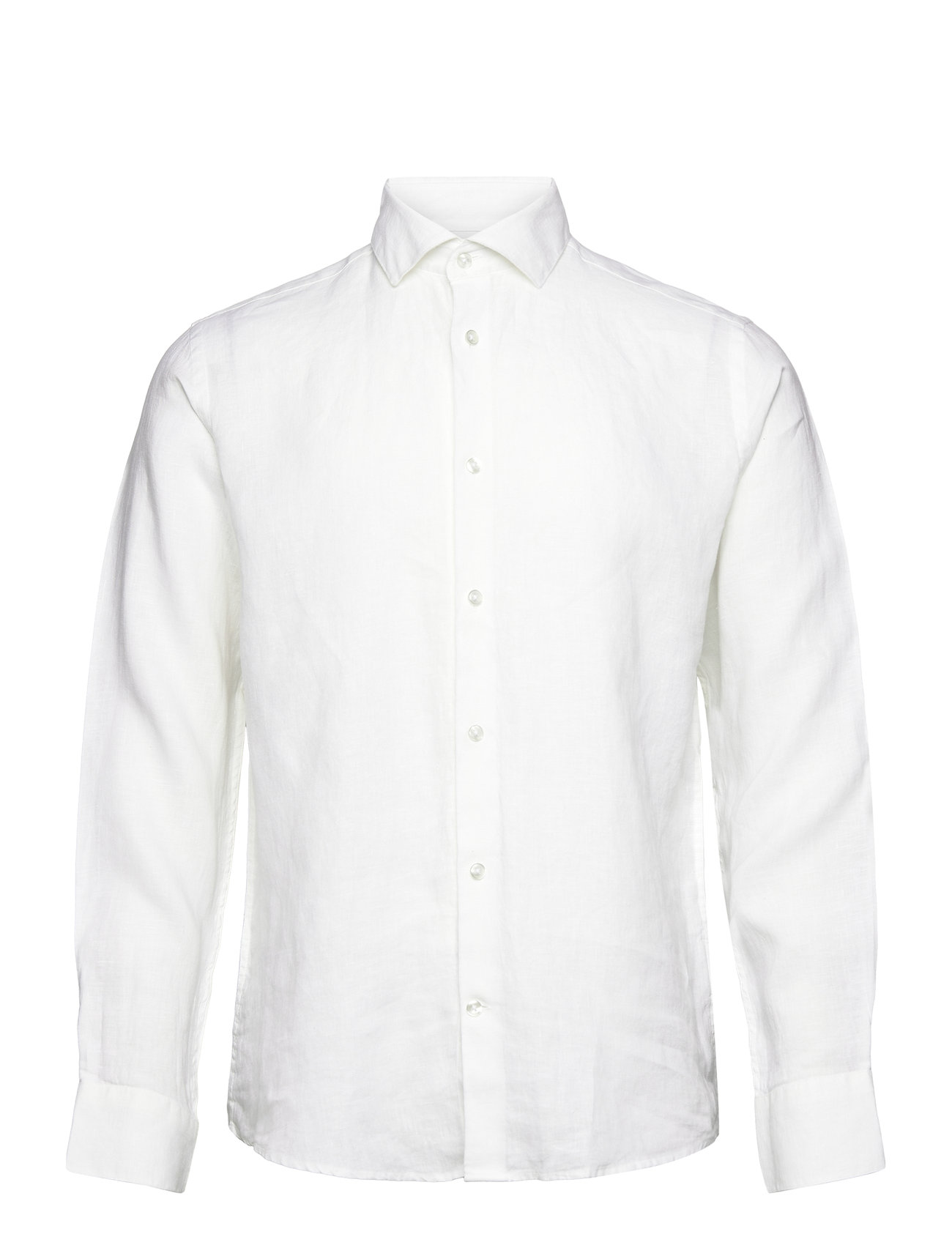 Bs Bilbao Casual Modern Fit Shirt Tops Shirts Linen Shirts White Bruun & Stengade