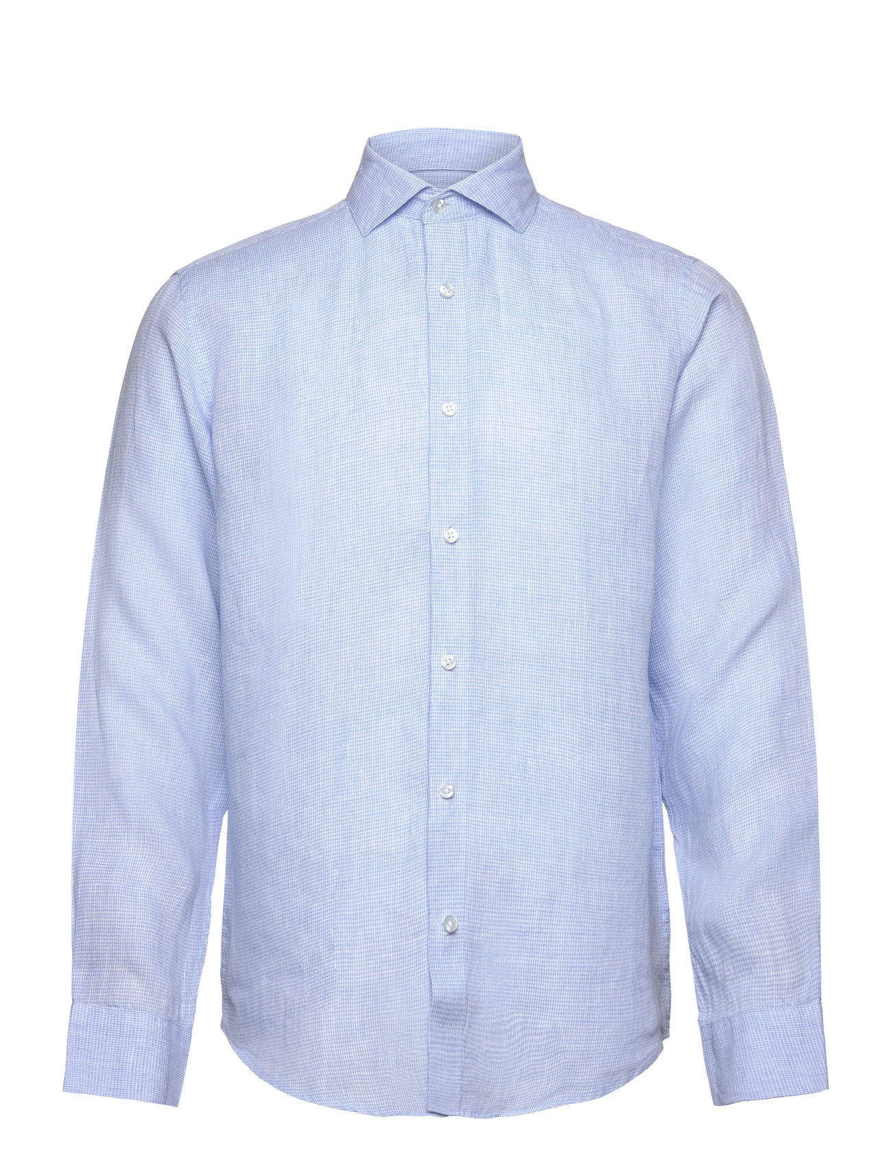 Bs Toledo Casual Modern Fit Shirt Tops Shirts Linen Shirts Blue Bruun & Stengade