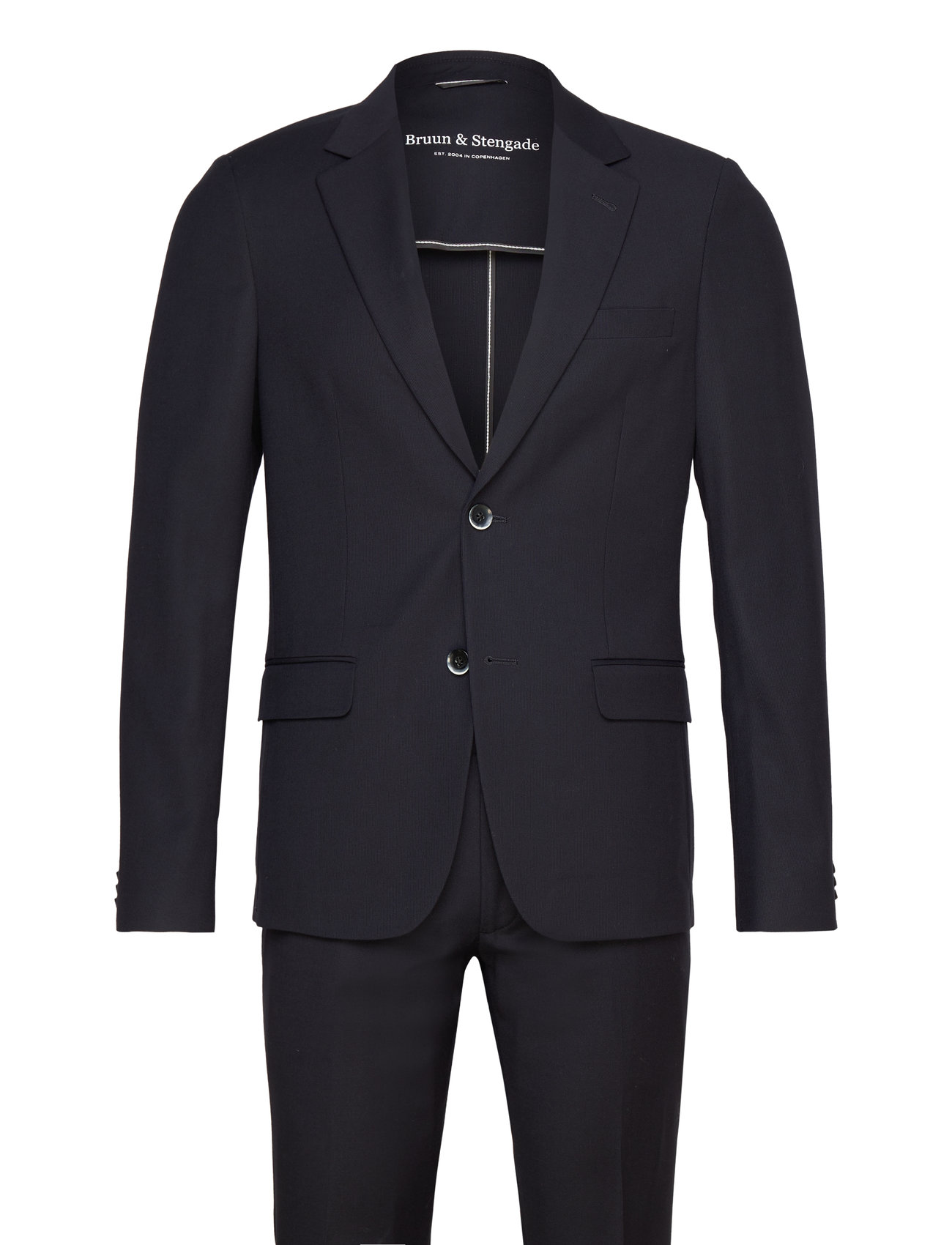 Bs Marin Slim Fit Suit Set Habit Black Bruun & Stengade