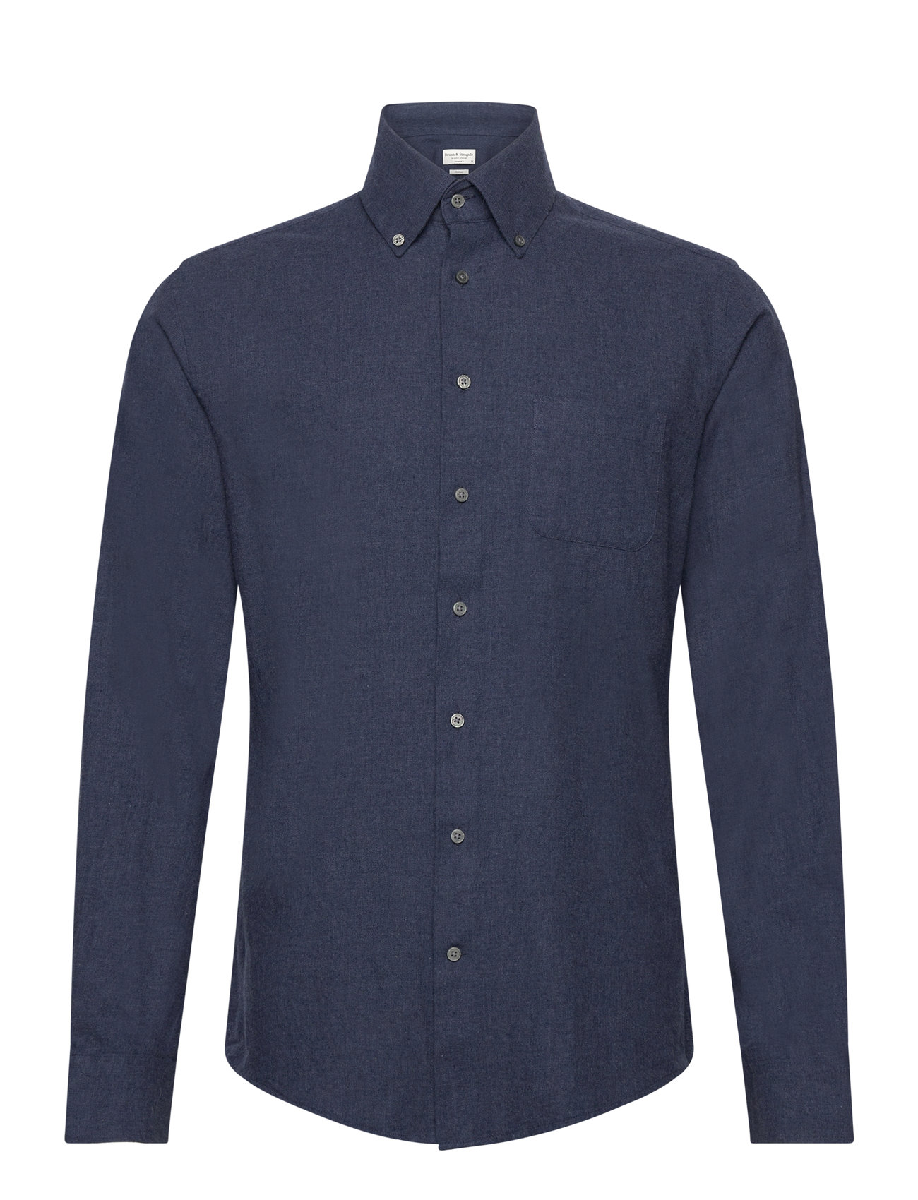Bs Floyd Casual Slim Fit Shirt Navy Bruun & Stengade