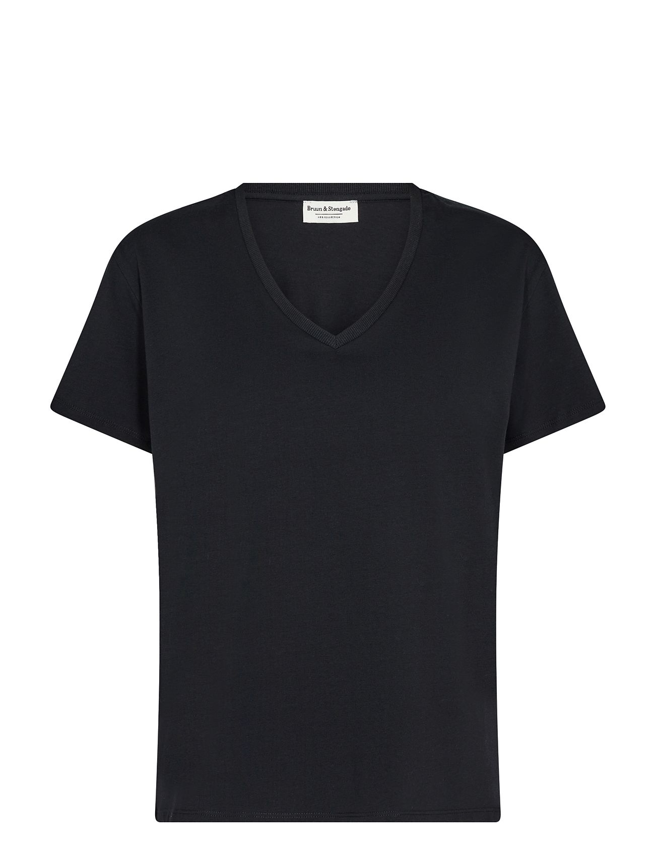 Bs Adrianne Regular Fit T-Shirt Tops T-shirts & Tops Short-sleeved Black Bruun & Stengade