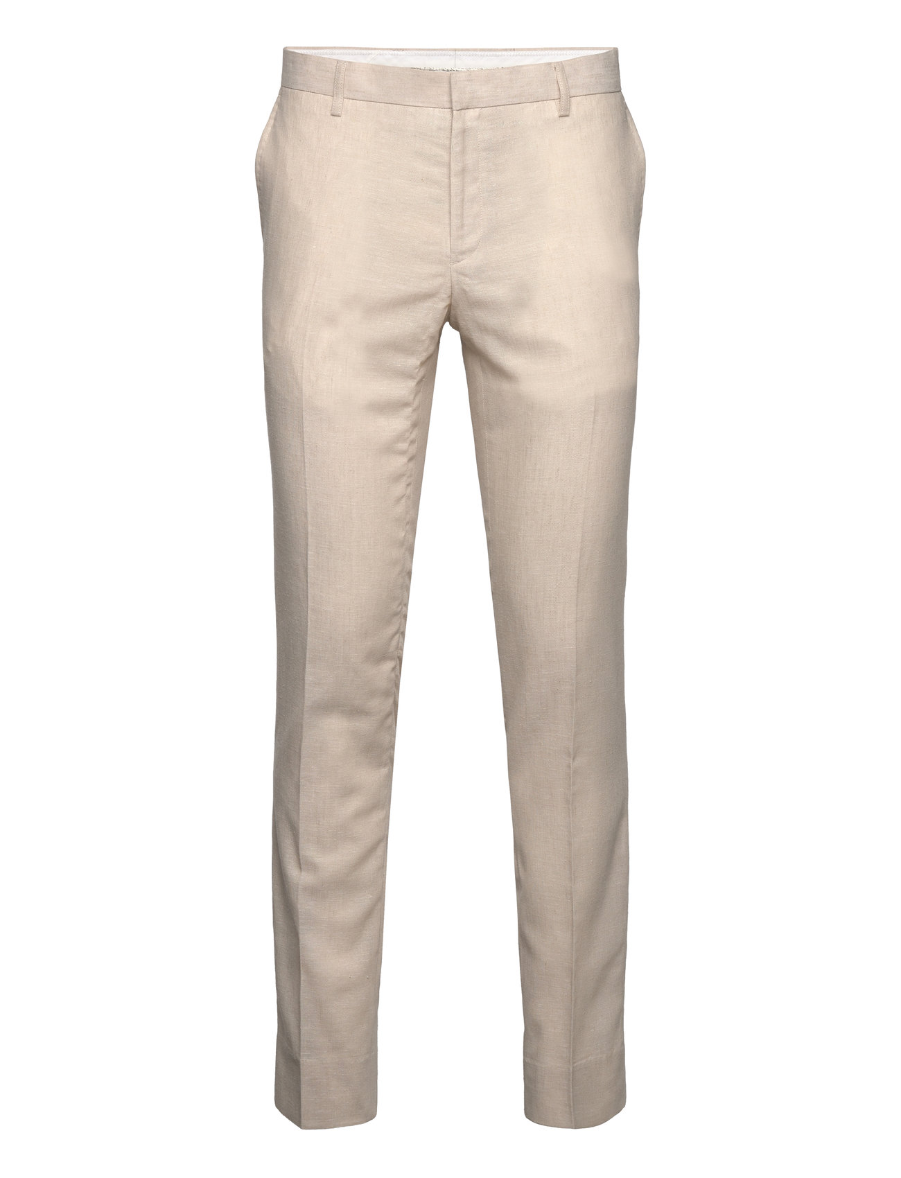 Bs Pollino Classic Fit Suit Pants Bottoms Trousers Formal Beige Bruun & Stengade