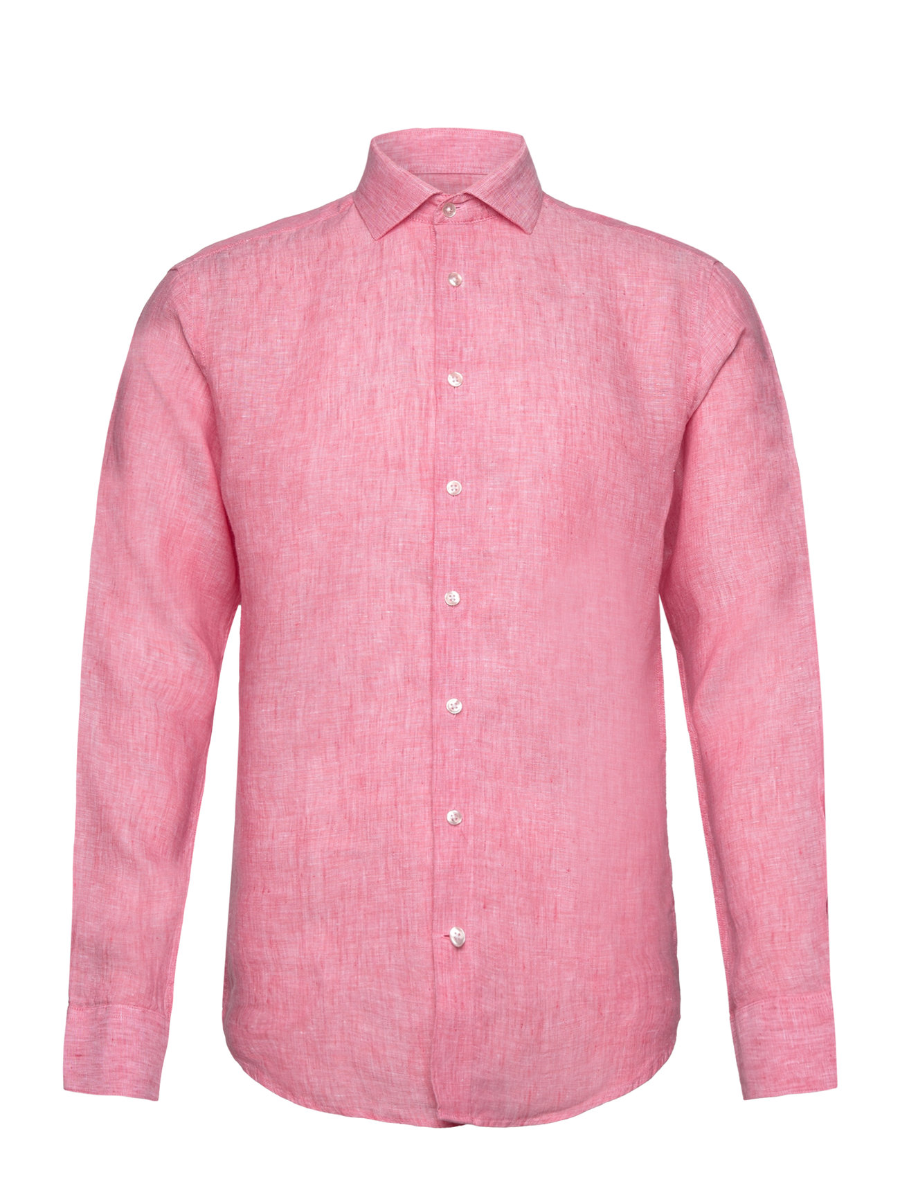 Bs Perth Casual Slim Fit Shirt Pink Bruun & Stengade
