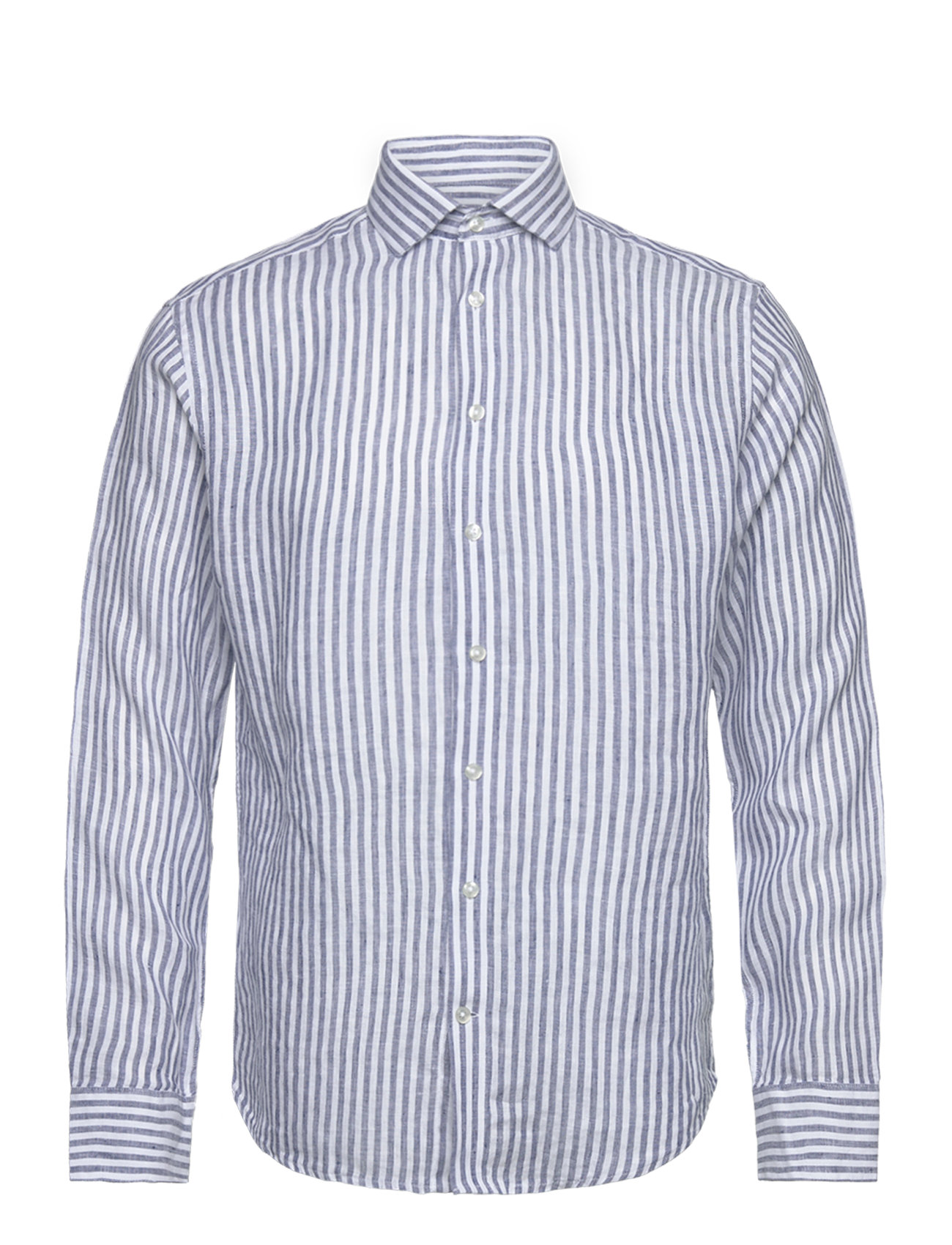 Bs Sydney Casual Slim Fit Shirt Blue Bruun & Stengade