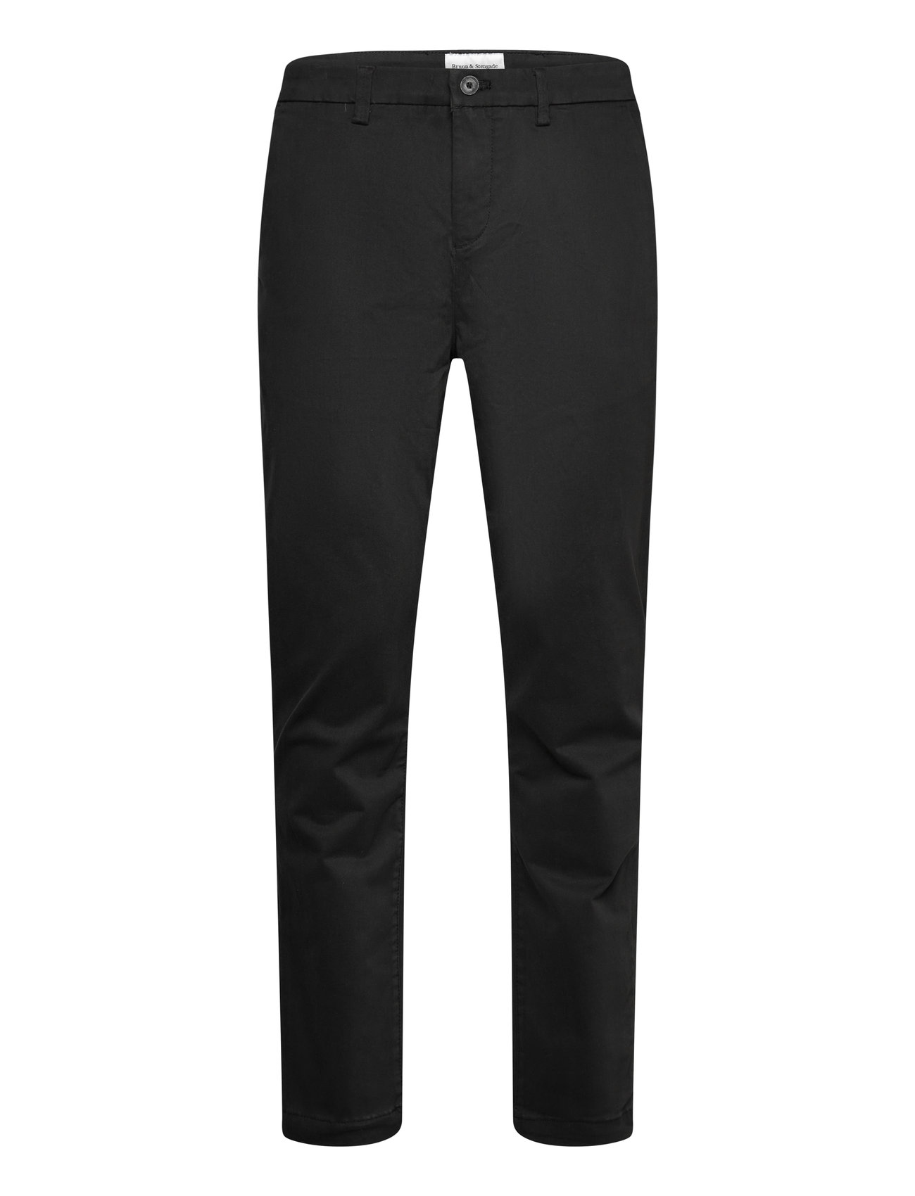 Bs Malik Regular Fit Chinos Bottoms Trousers Chinos Black Bruun & Stengade