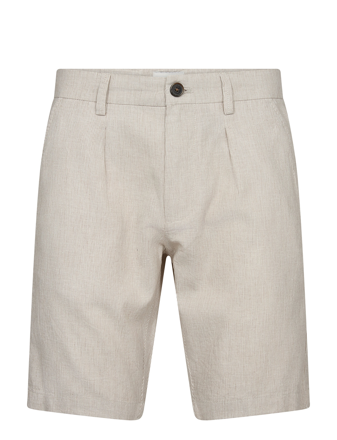 BRUUN & STENGADE Bs Apollon Regular Fit Shorts Cream - 30 - Herren