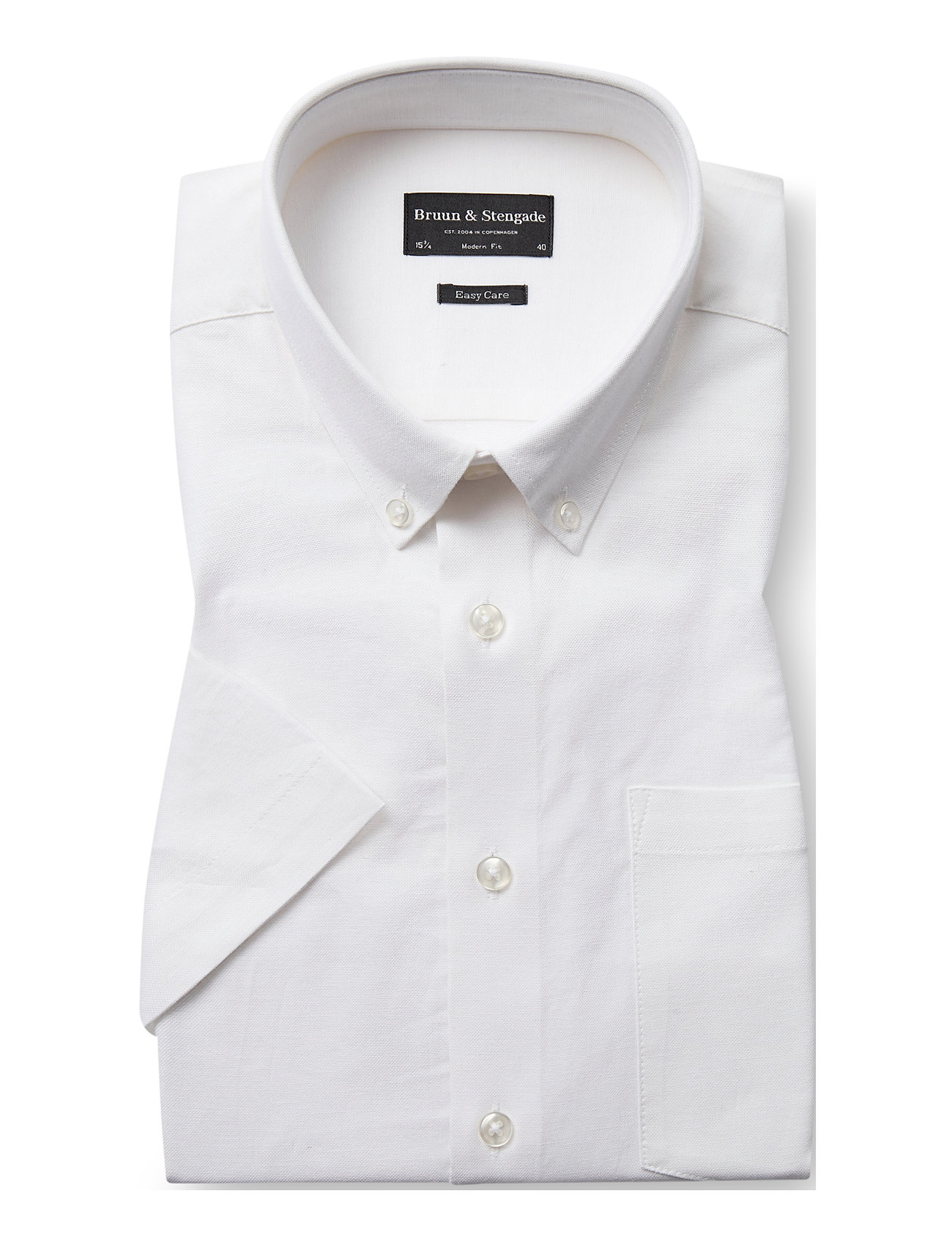 BRUUN & STENGADE Bs Nishioka Modern Fit Shirt Weiß - 44 - Herren