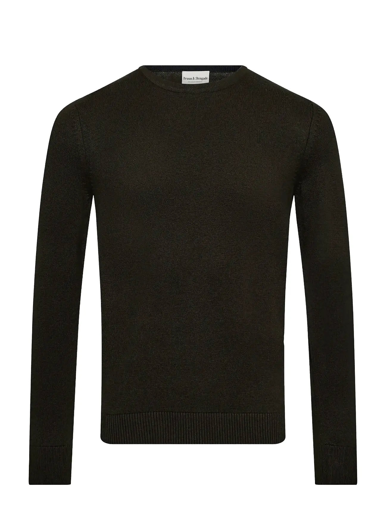 BRUUN & STENGADE Bs Jupiter Regular Fit Strickwaren Khaki - S - Herren