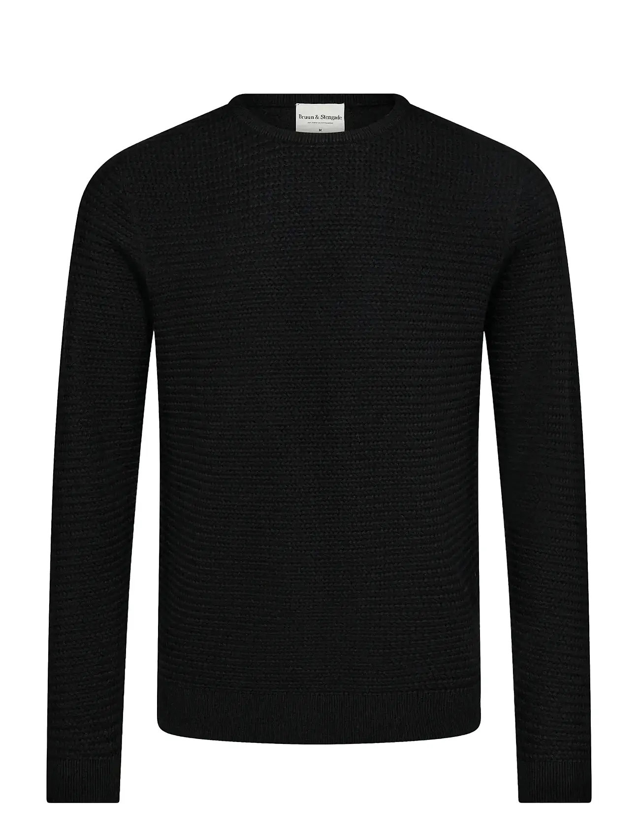 BRUUN & STENGADE Bs Arnlaug Regular Fit Strickwaren Schwarz - M - Herren