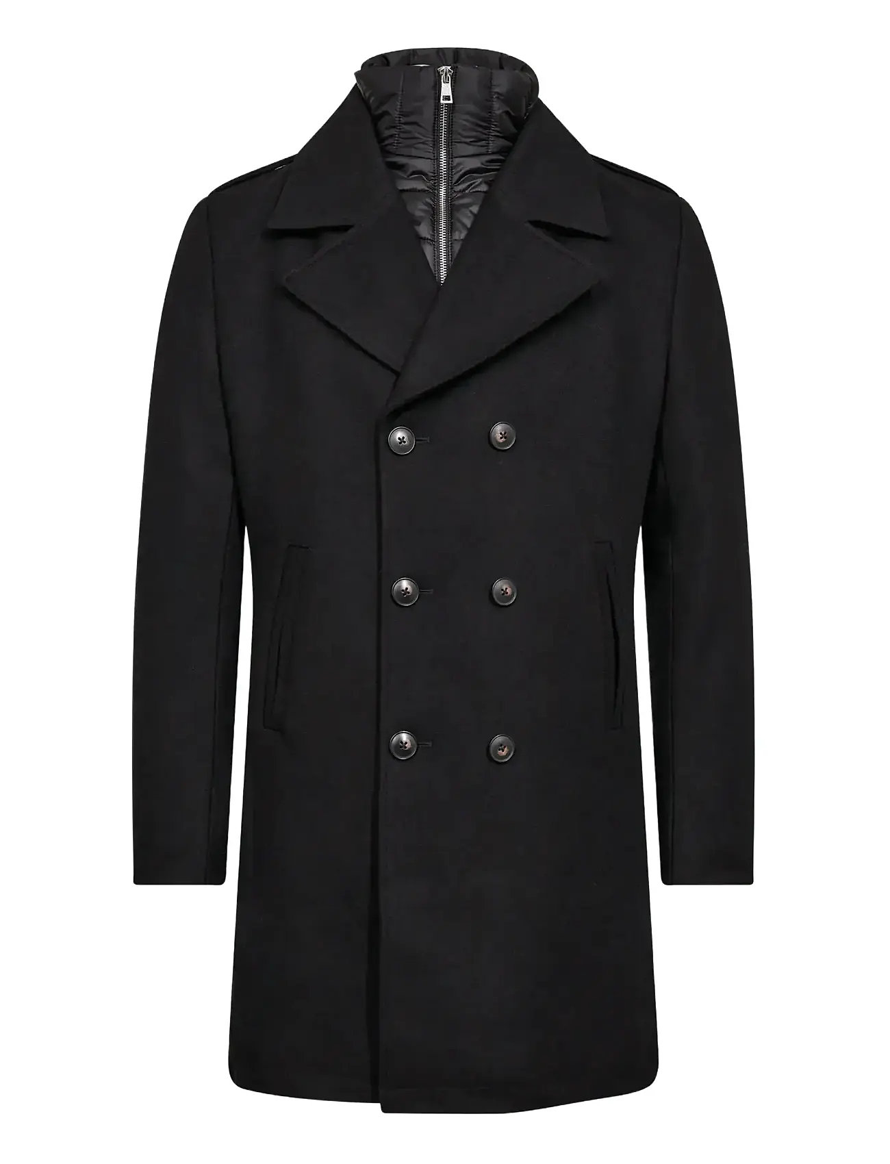 BRUUN & STENGADE Bs Nelson Slim Fit Mantel Navy - M - Herren
