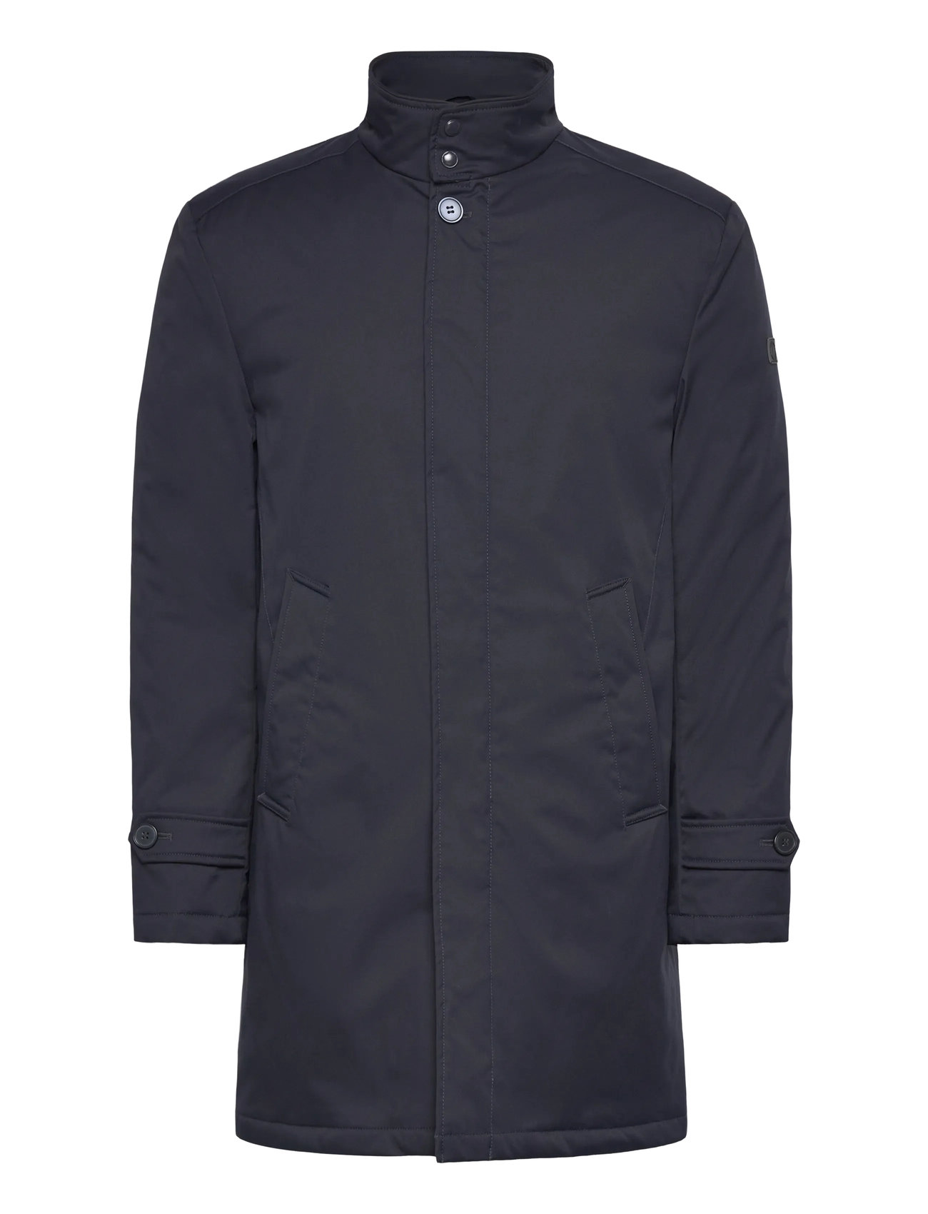 BRUUN & STENGADE Bs Bedford Slim Fit Mantel Navy - M - Herren