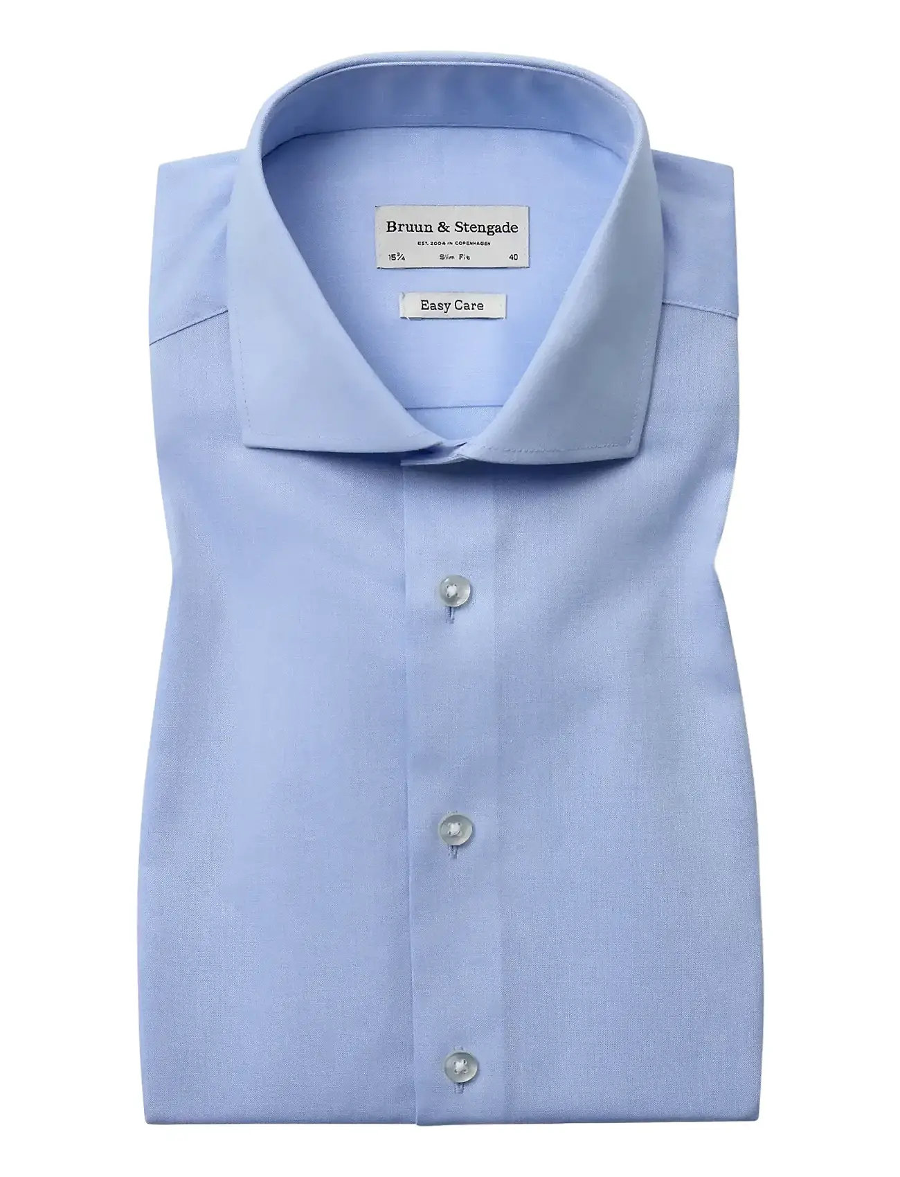 BRUUN & STENGADE Bs Betts Slim Fit Shirt Blau - 44 - Herren